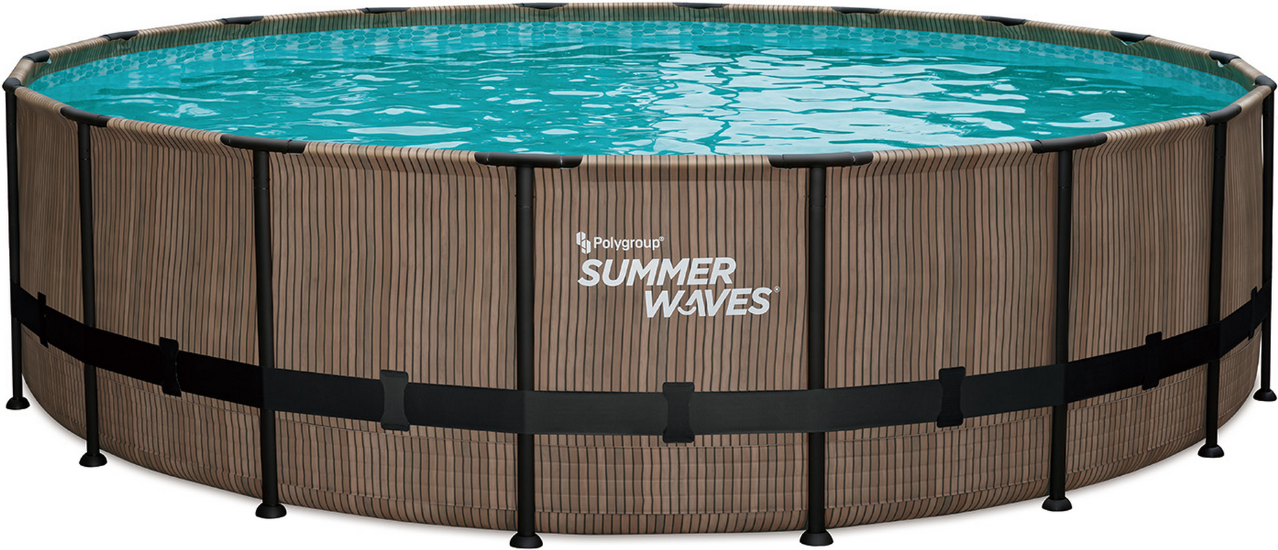 Frame-Pool-Set 'Elite' Ø 549 x 132 cm mit Einstiegsleiter und Filterpumpe