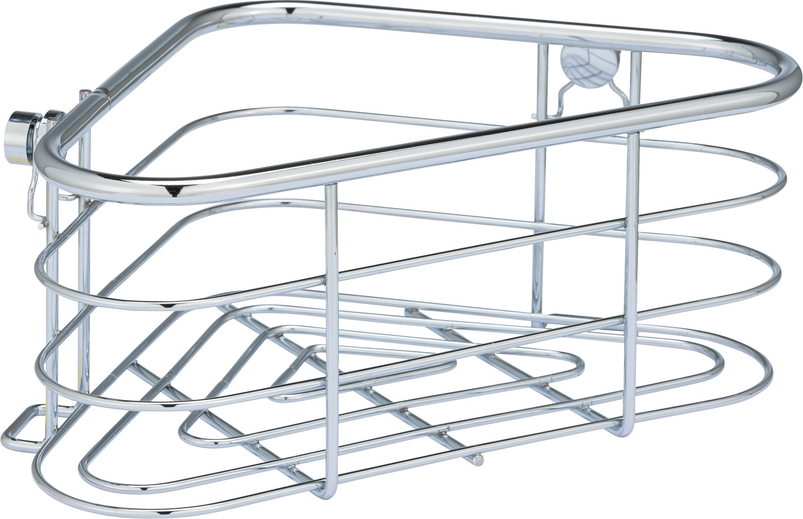 Wenko Eckablage 'Trestina' Edelstahl glänzend 25 x 10,5 x 16,5 cm