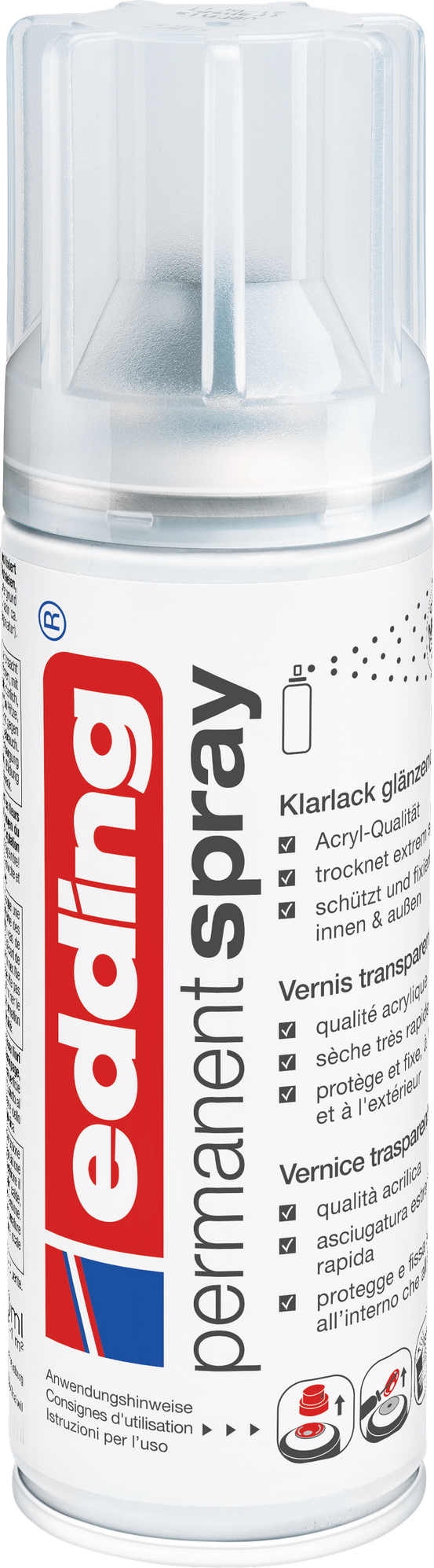 Thumbnail - Edding Sprühlack transparent glänzend 200 ml