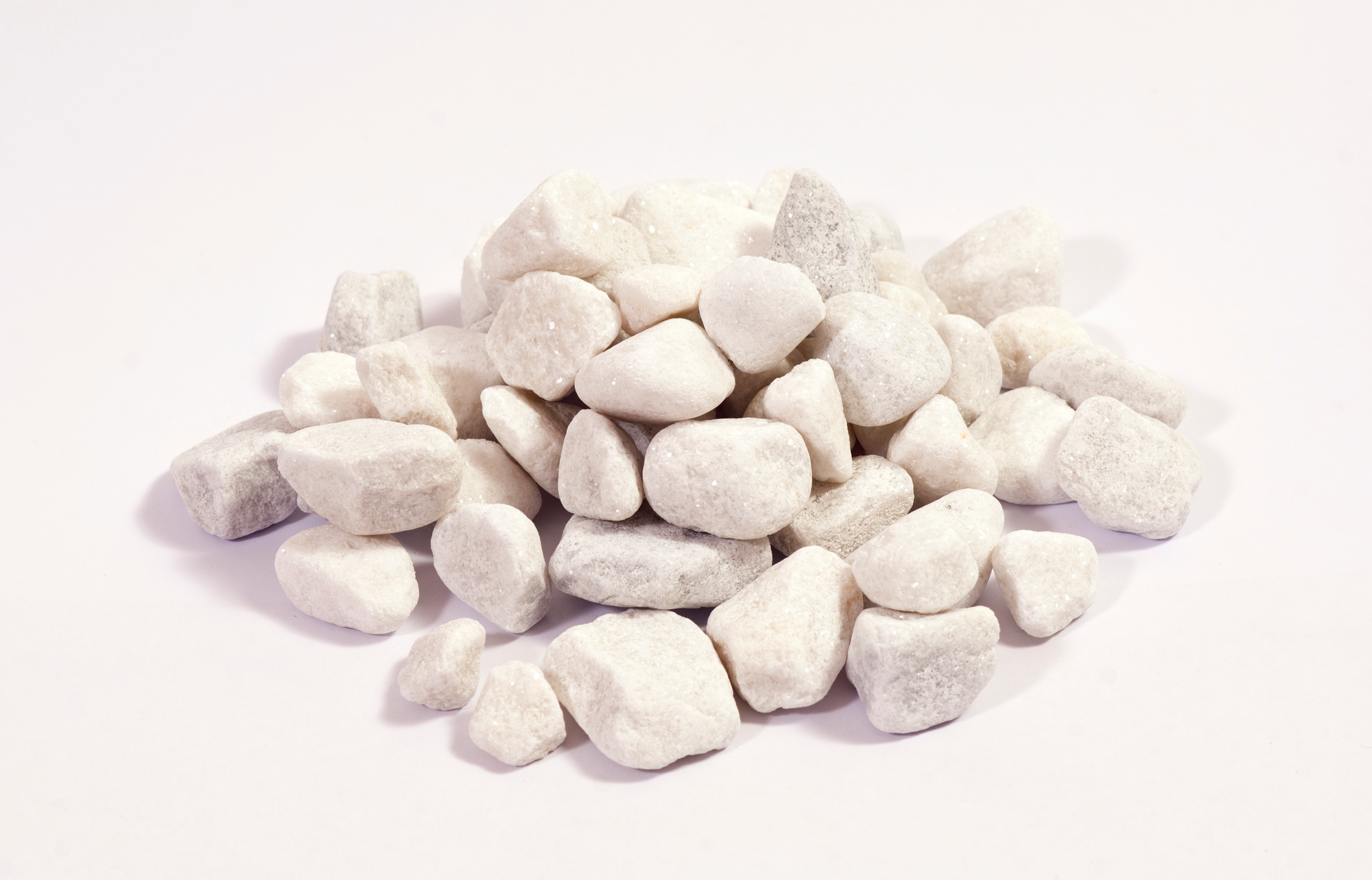 Marmorkies weiß 20/40 mm 500 kg im Big Bag