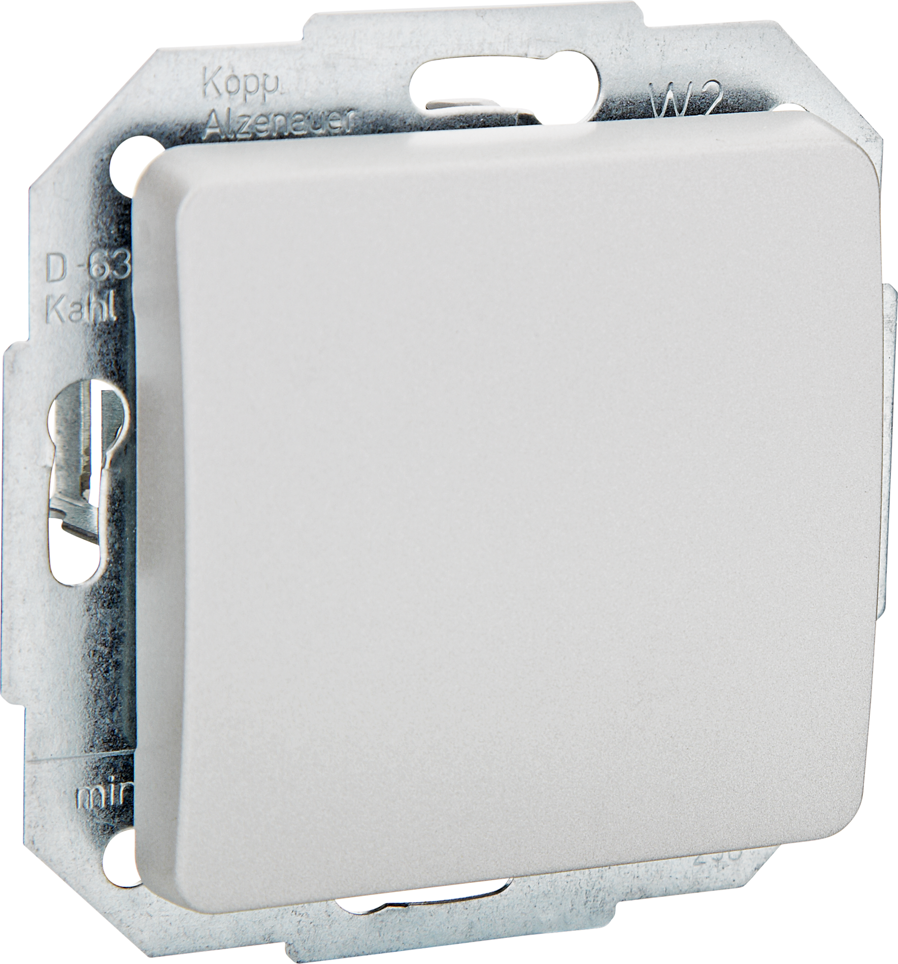 Kopp Aus- und Wechselschalter 'Milano' stahlfarben