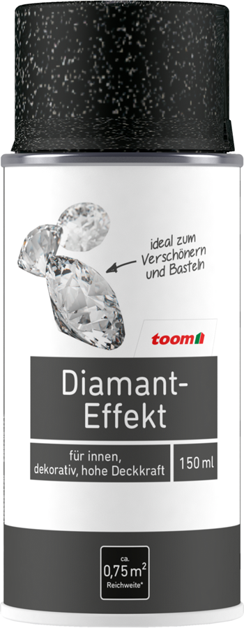 Thumbnail - toom Diamant-Effekt-Sprühlack silberfarben glänzend 150 ml