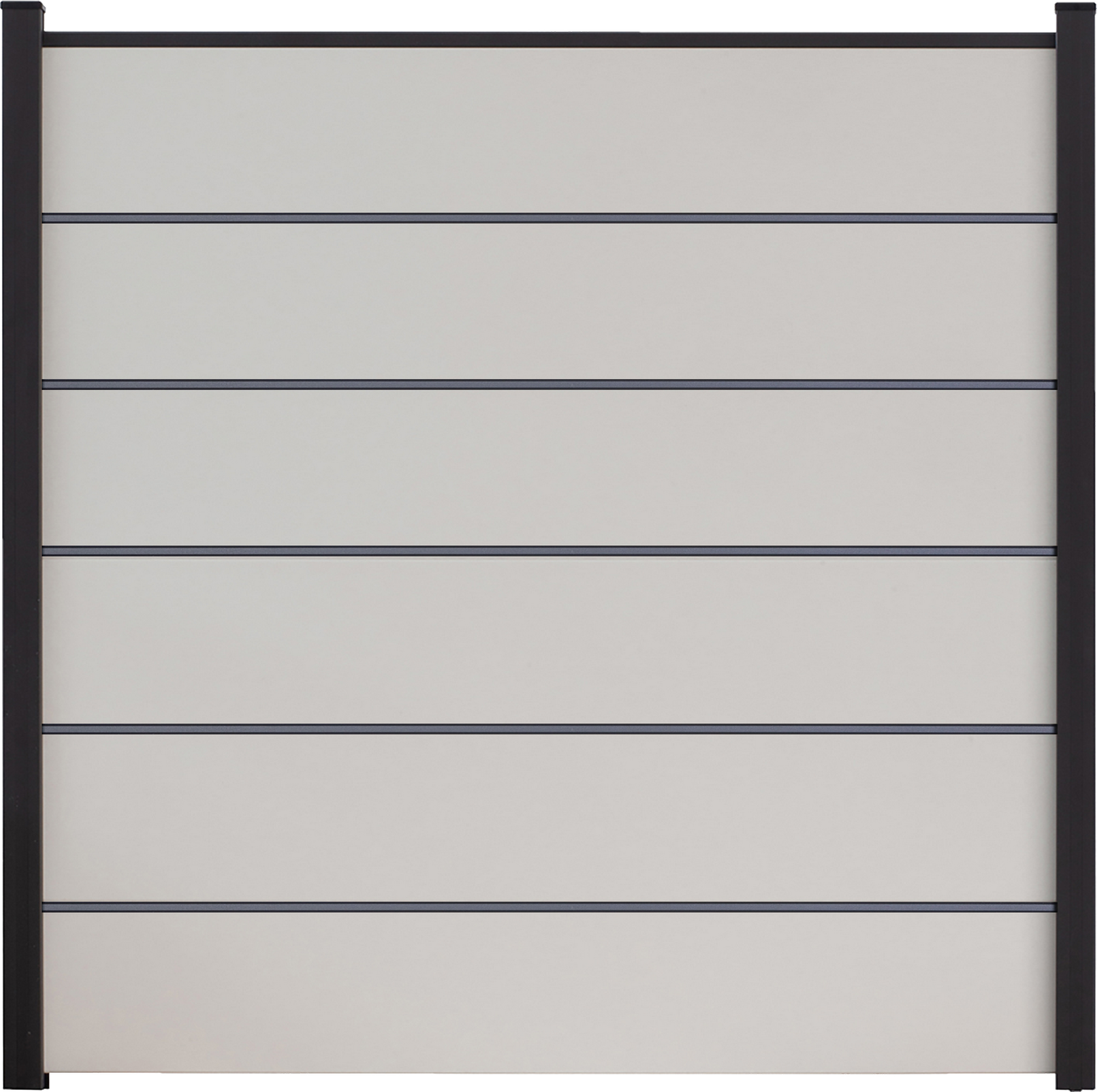 GroJa Steckzaun 'BasicLine Premium' Stecksystem weiß 180 x 180 cm