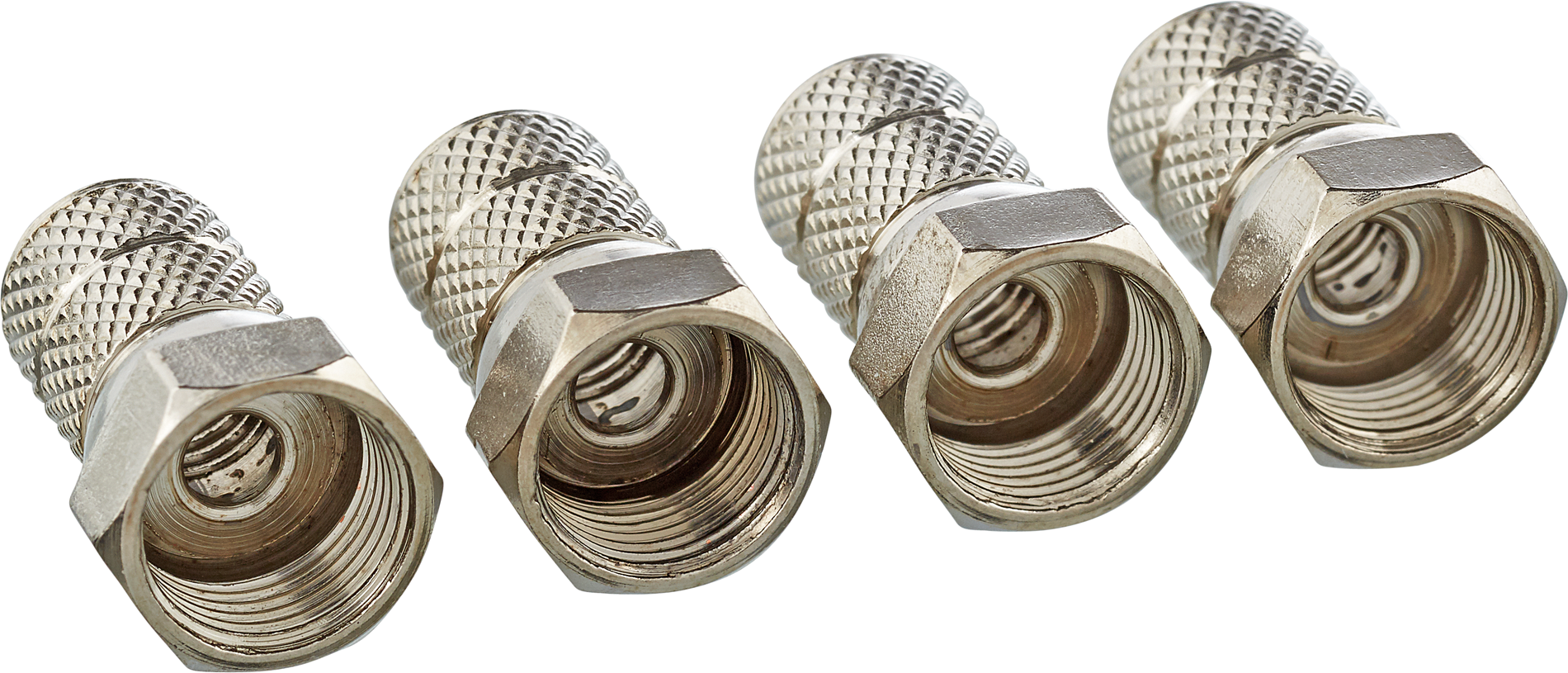 Schwaiger F-Aufdrehstecker Standard Ø 6,5 mm 4 Stück