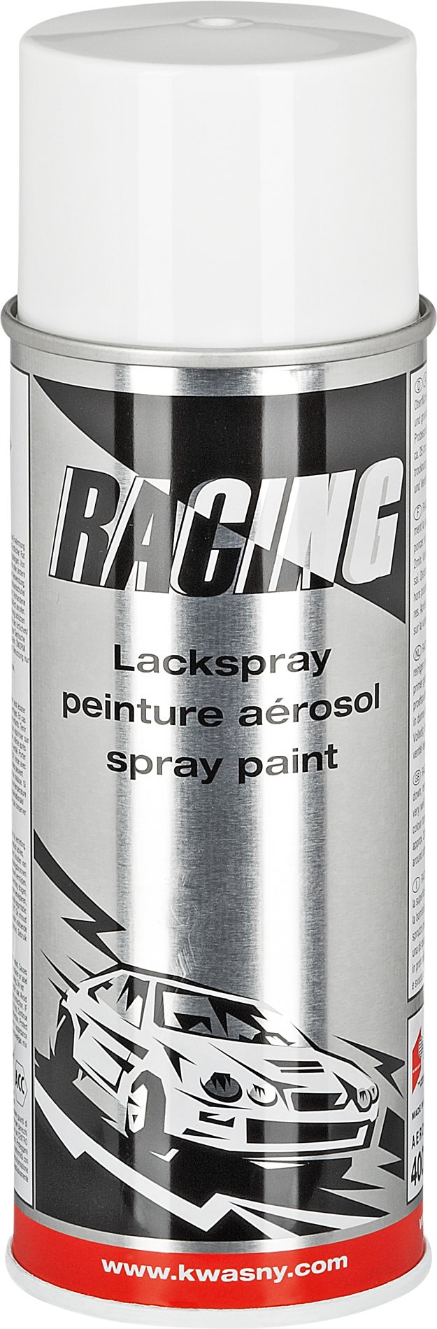 Racing Lackspray weiß glanz 400 ml