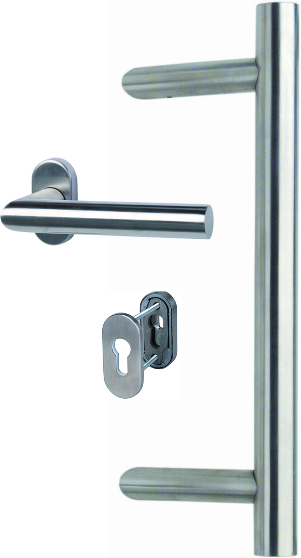 Alpertec Stoßgriff-Set inkl. Türdrücker