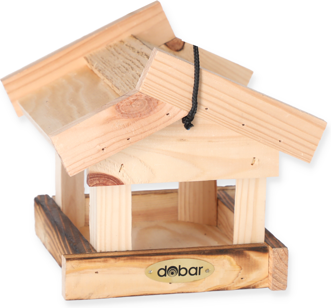 Dobar Vogelfutterhaus 'Flame' 18,5 x 18 x 19 cm