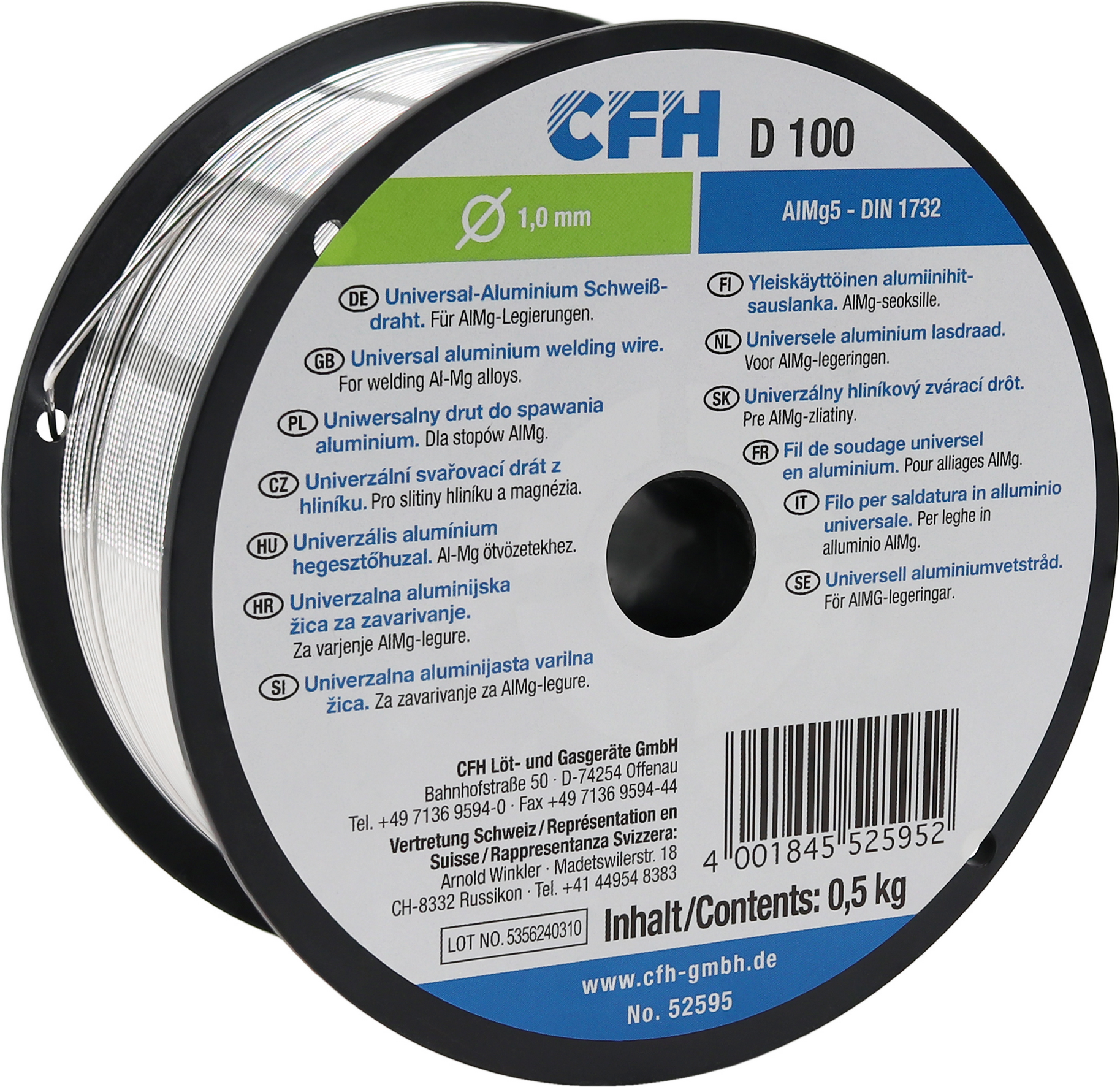 Alu-Schweißdraht Ø 1 mm