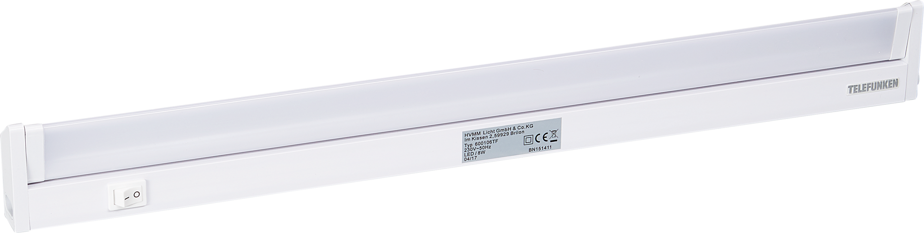 Telefunken LED-Unterbauleuchte weiß 8 W 55 x 6,1 x 2,4 cm