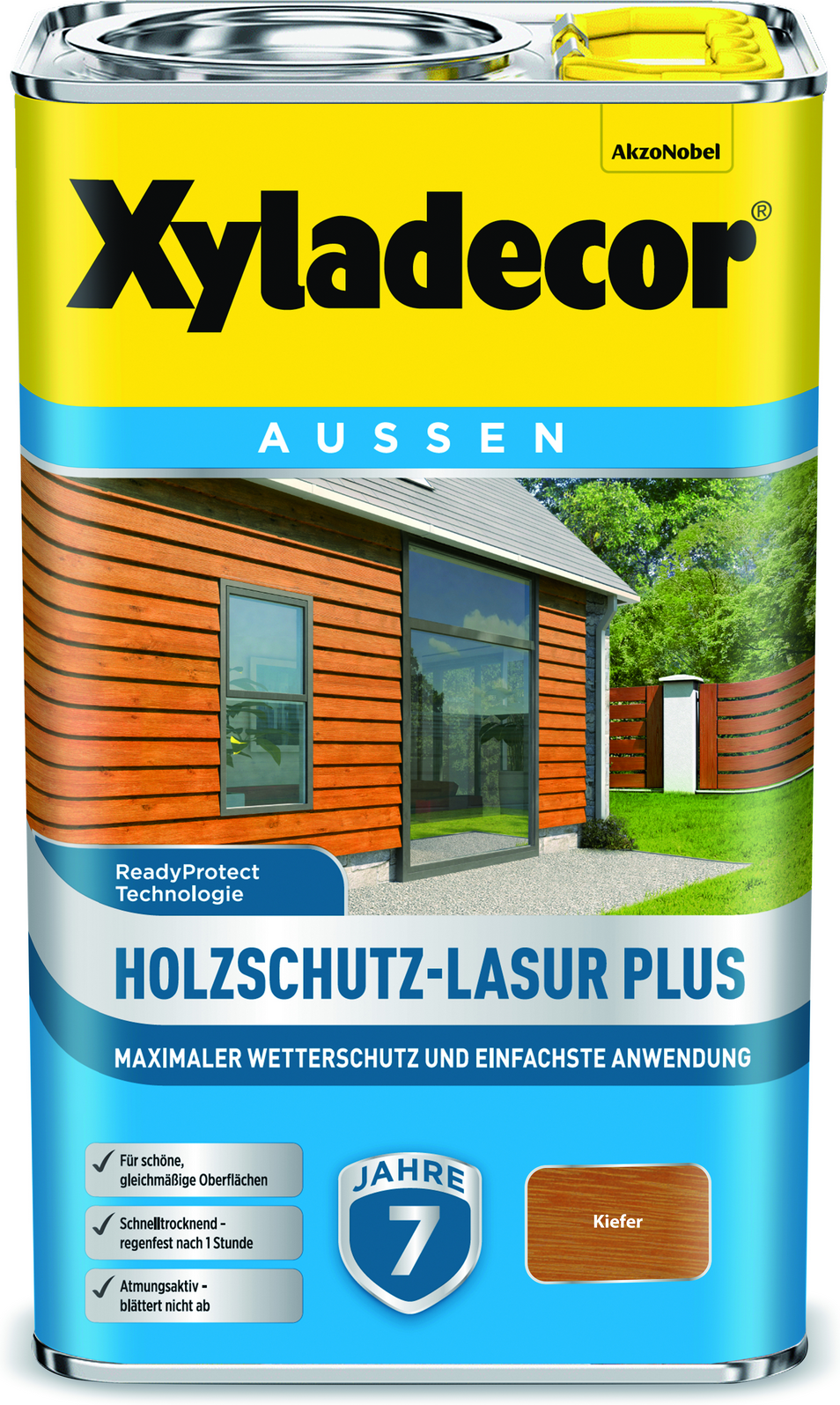 Xyladecor Holzschutzlasur kieferfarben 2,5 l