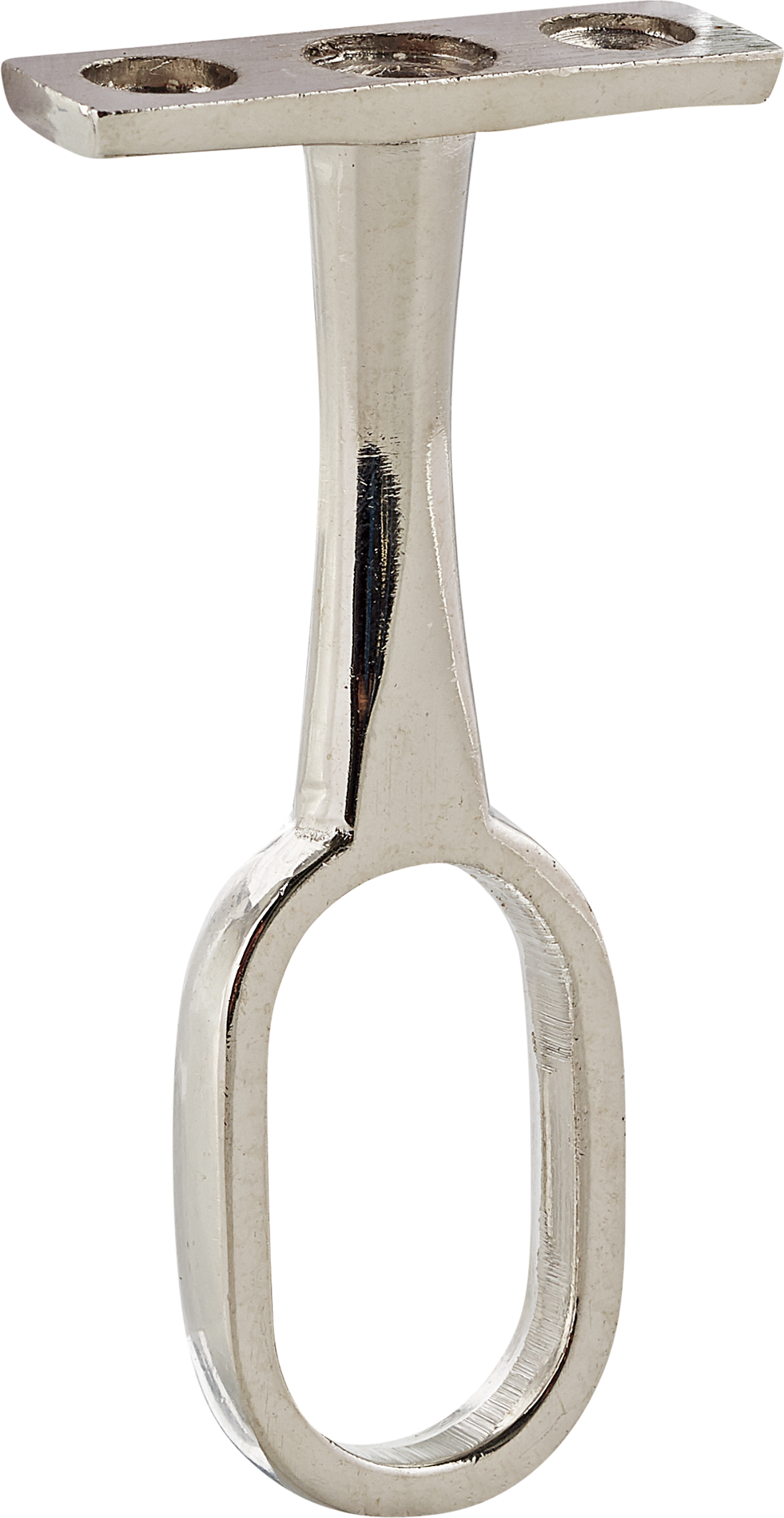 toom Mittelträger oval 30 x 15 mm nickelfarben