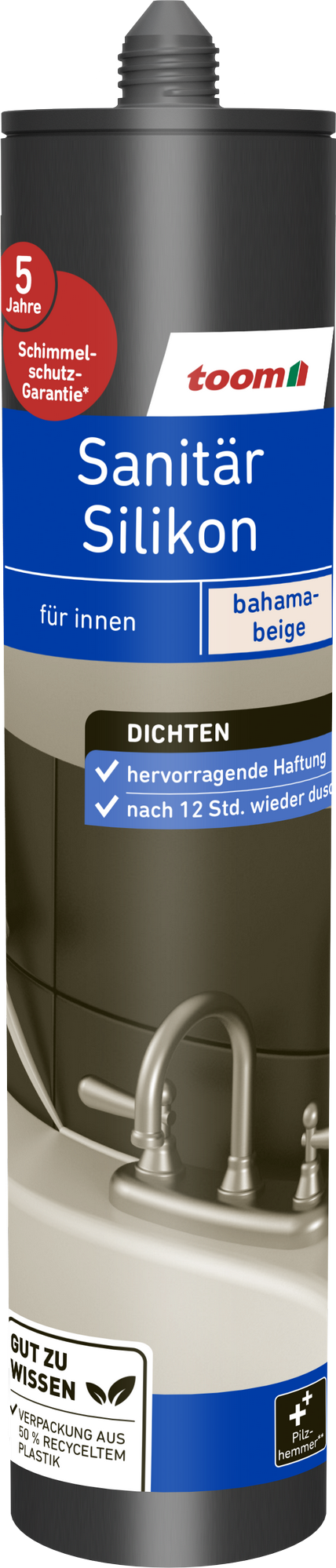 toom Sanitärsilikon bahamabeige 310 ml