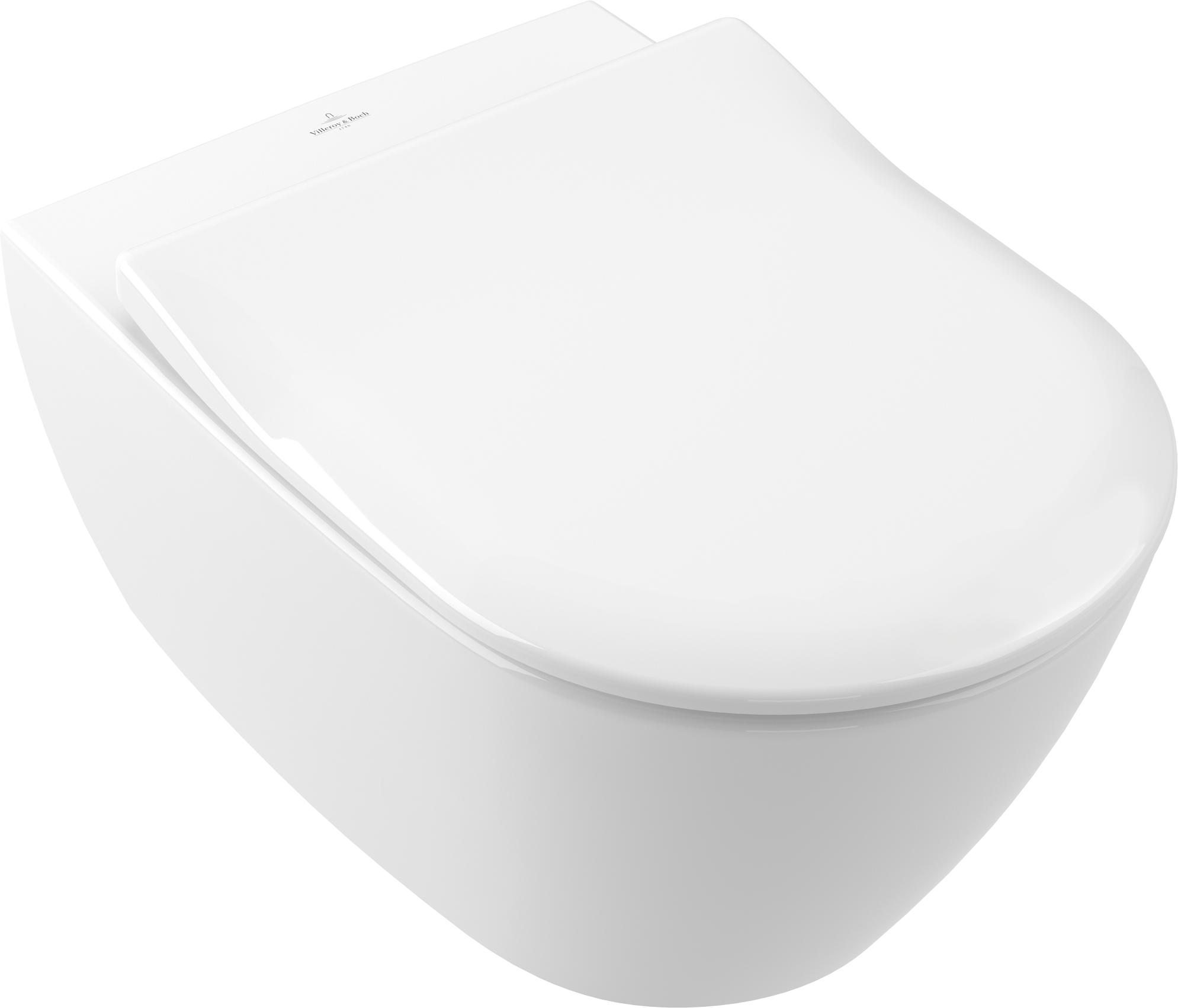 Villeroy & Boch Wand-WC spülrandlos 'Subway 2.0' inklusive WC-Sitz weiß