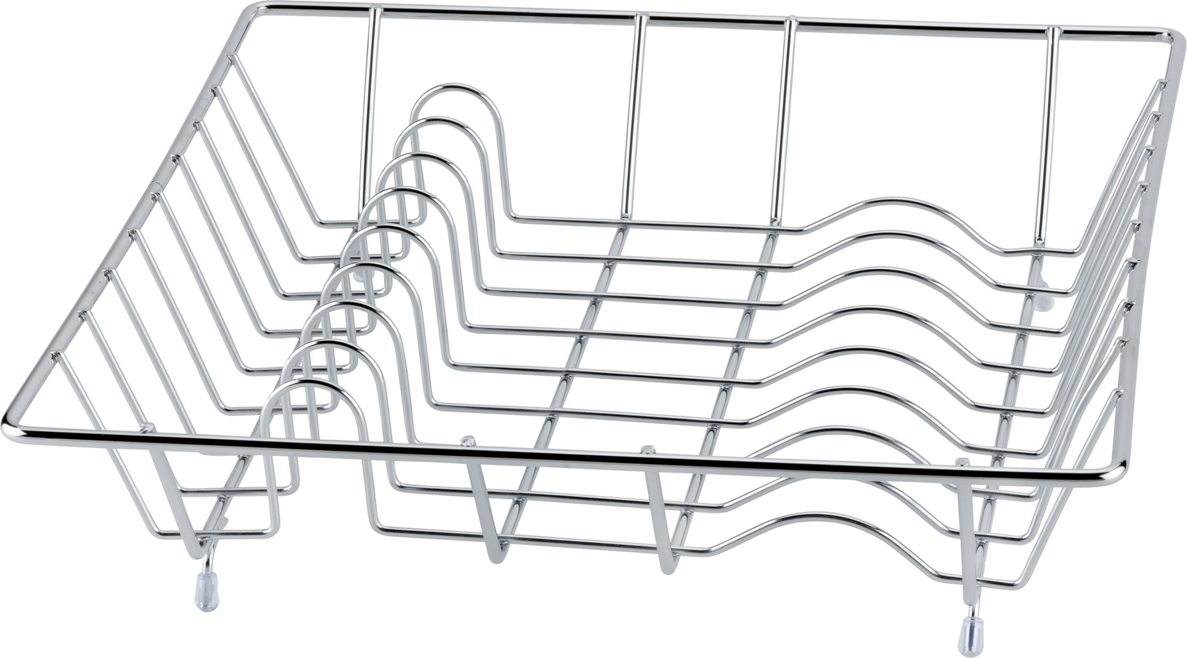 Wenko Geschirrabtropfkorb verchromt 35 x 9 x 35 cm
