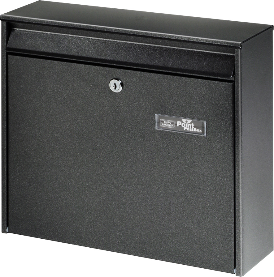 Burg-Wächter Briefkasten "Mail 5877" schwarz 36,2 x 32,2 x 10 cm