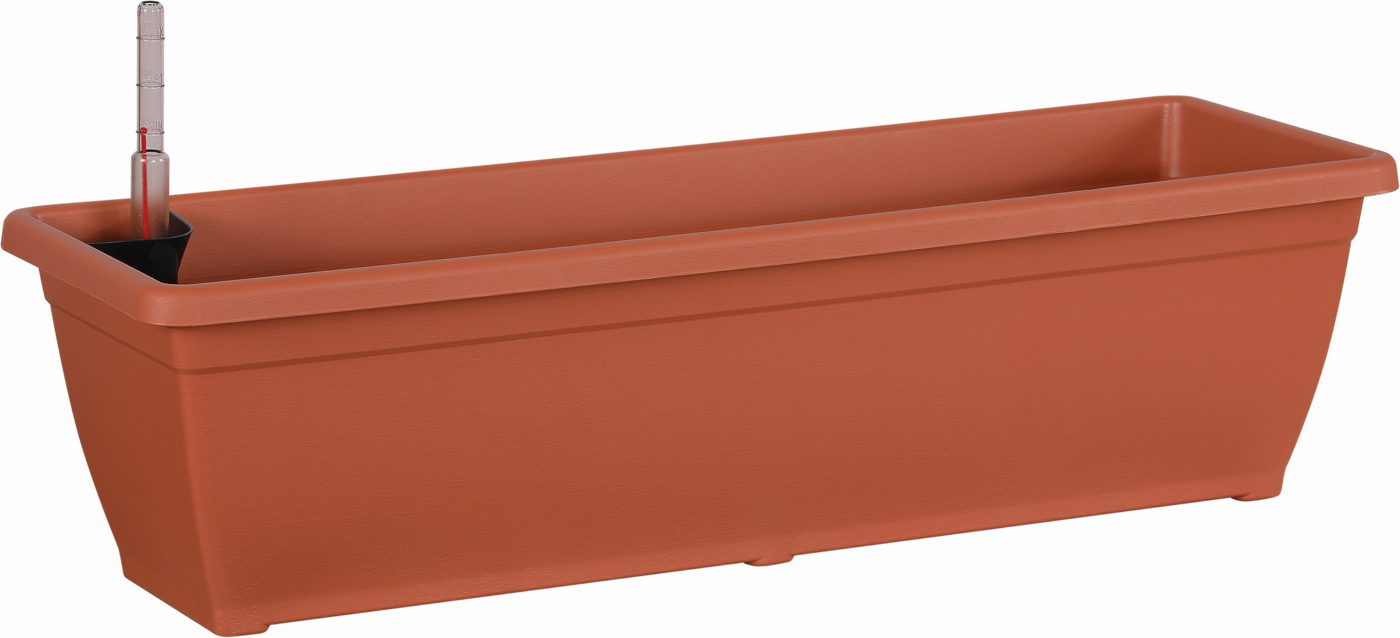 Geli Bewässerungsblumenkasten 'Aqua Toscana' terracotta 60 cm