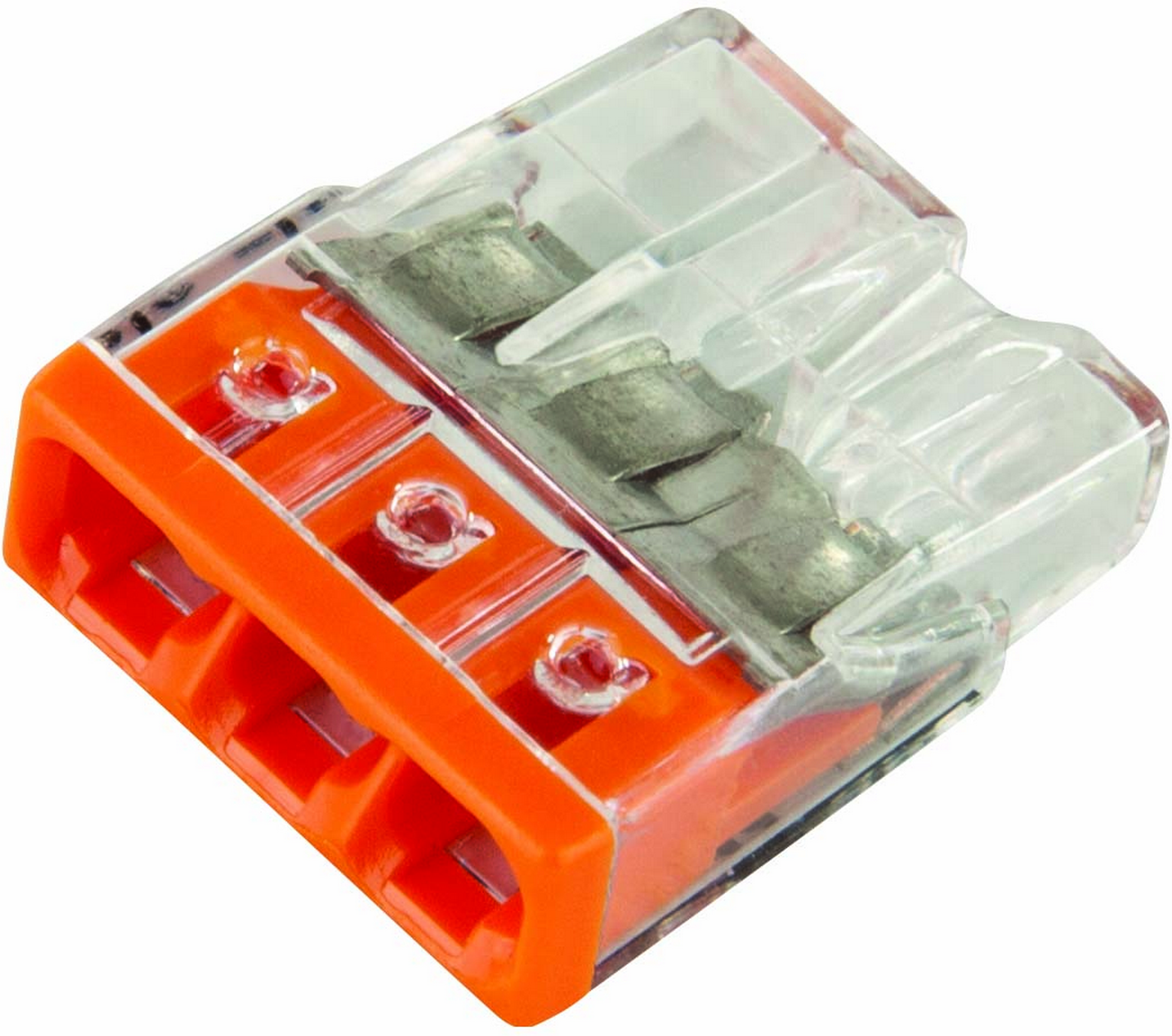 Thumbnail - Wago WAGO-Klemme kompakt 3-polig weiß 25 Stück