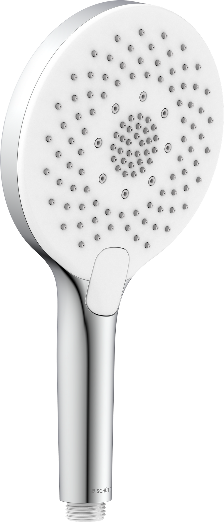Schütte Handbrause 'Sumatra' chromfarben/weiß Ø 14 cm, 3 Strahlarten