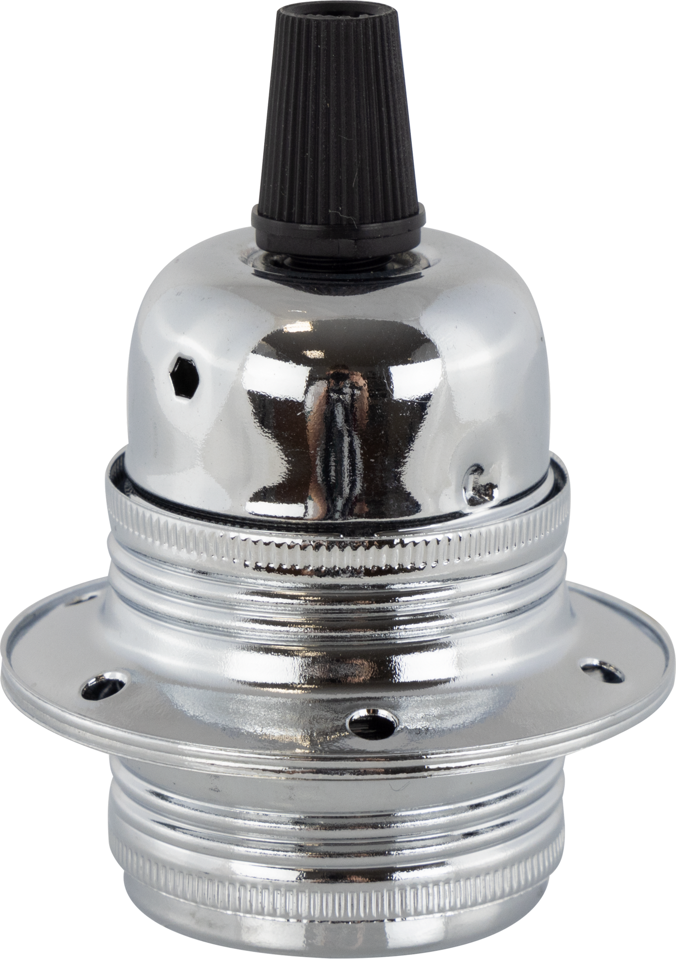 Lampenfassung chromfarben E27