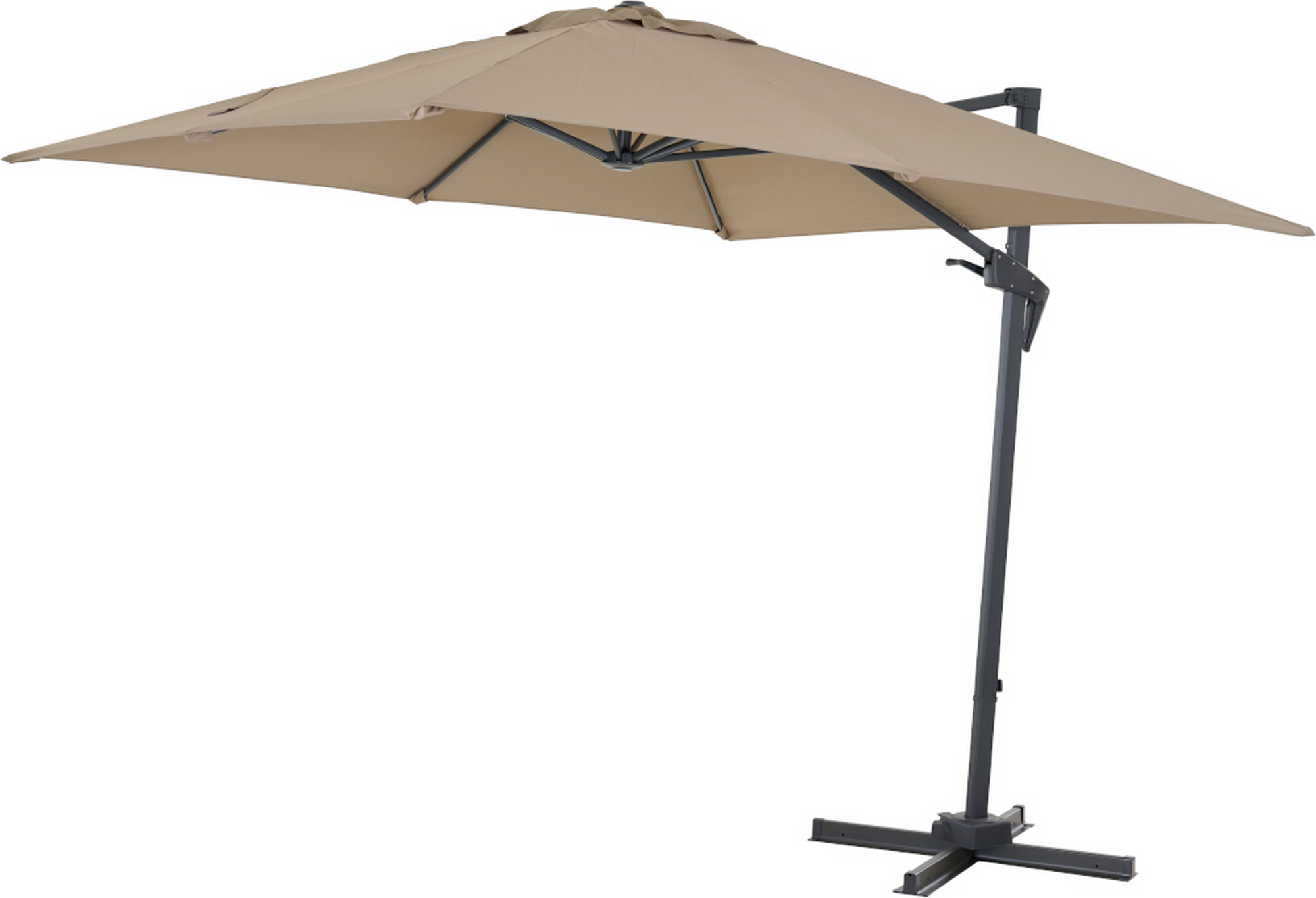 Siena Garden Ampelschirm 'Vito' taupe Ø 250 cm