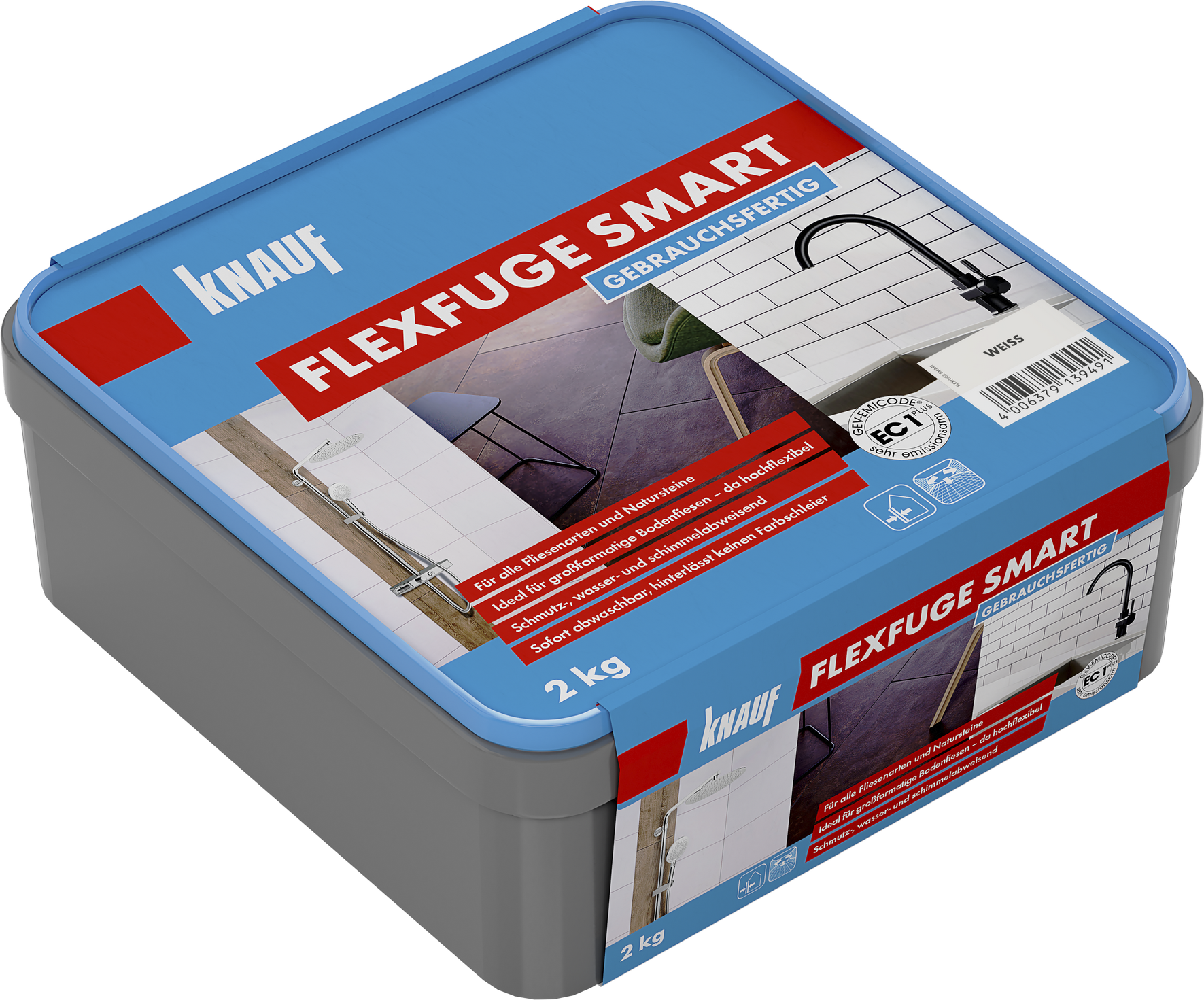 Thumbnail - Knauf Flexfuge 'Smart' weiß 2 kg