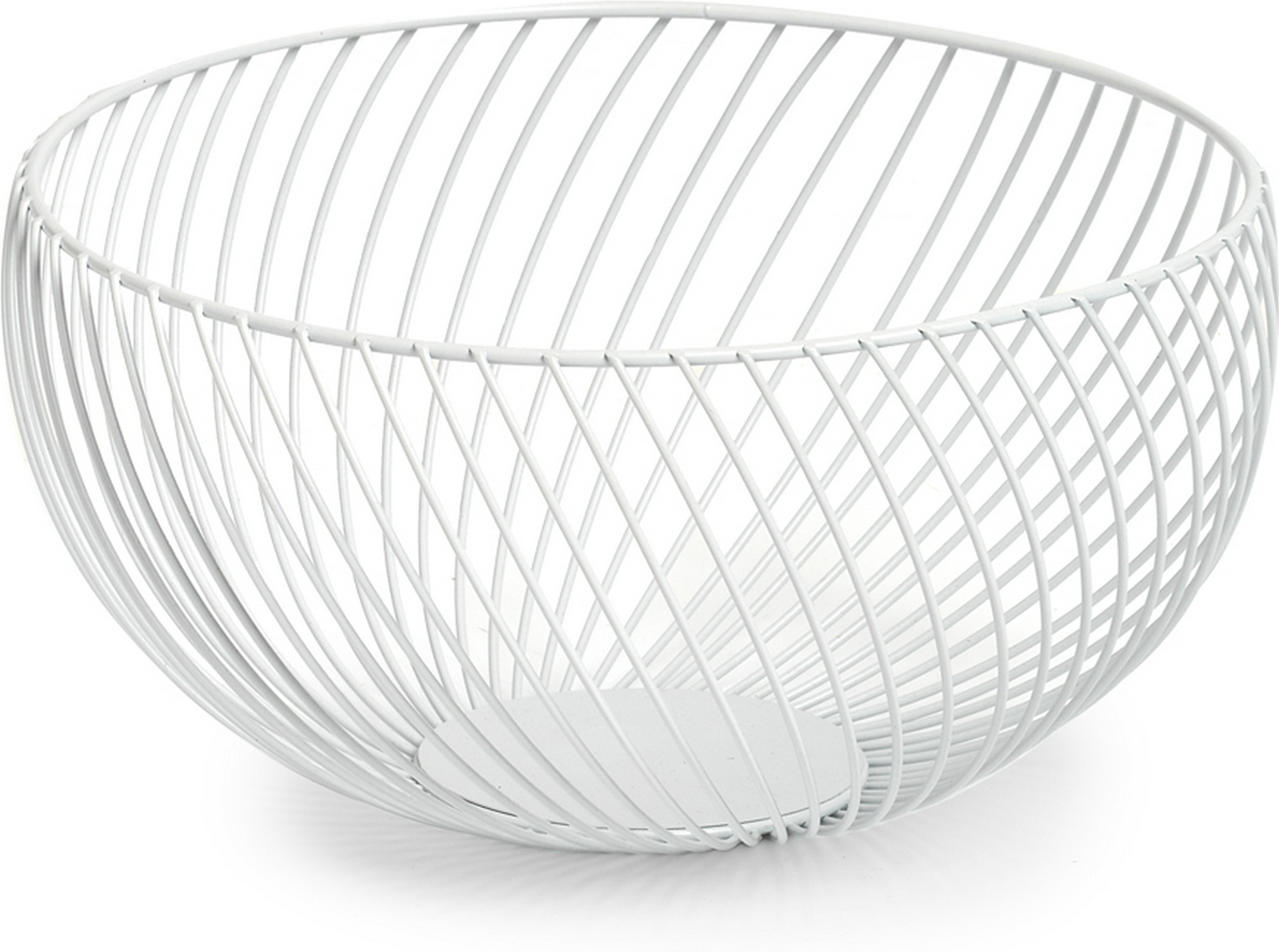 Zeller Obstkorb weiß Ø 26 x 13,5 x 26 cm