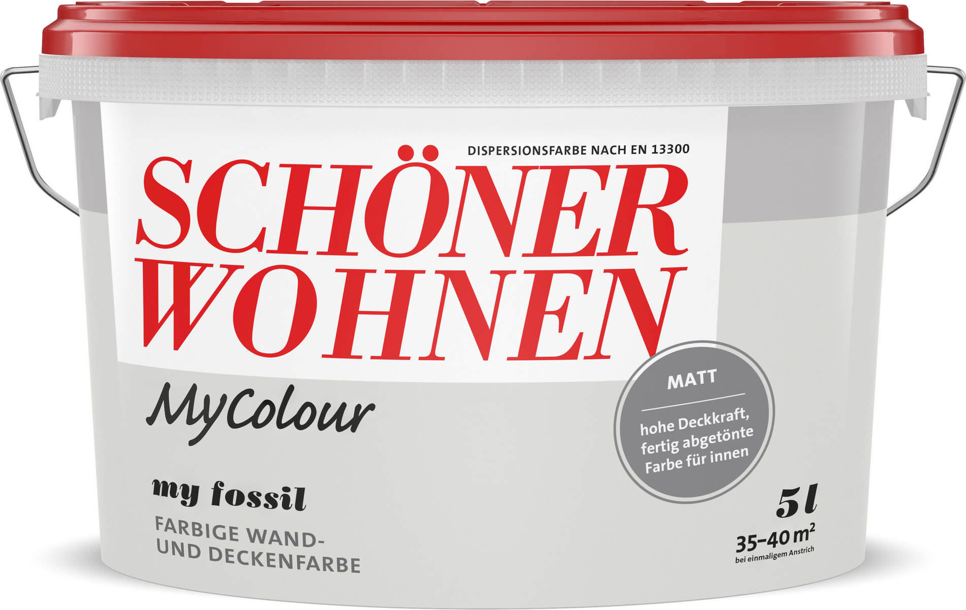 Thumbnail - Schöner Wohnen Farbe Wandfarbe my colour 'my fossil' beigegrau matt 5 l