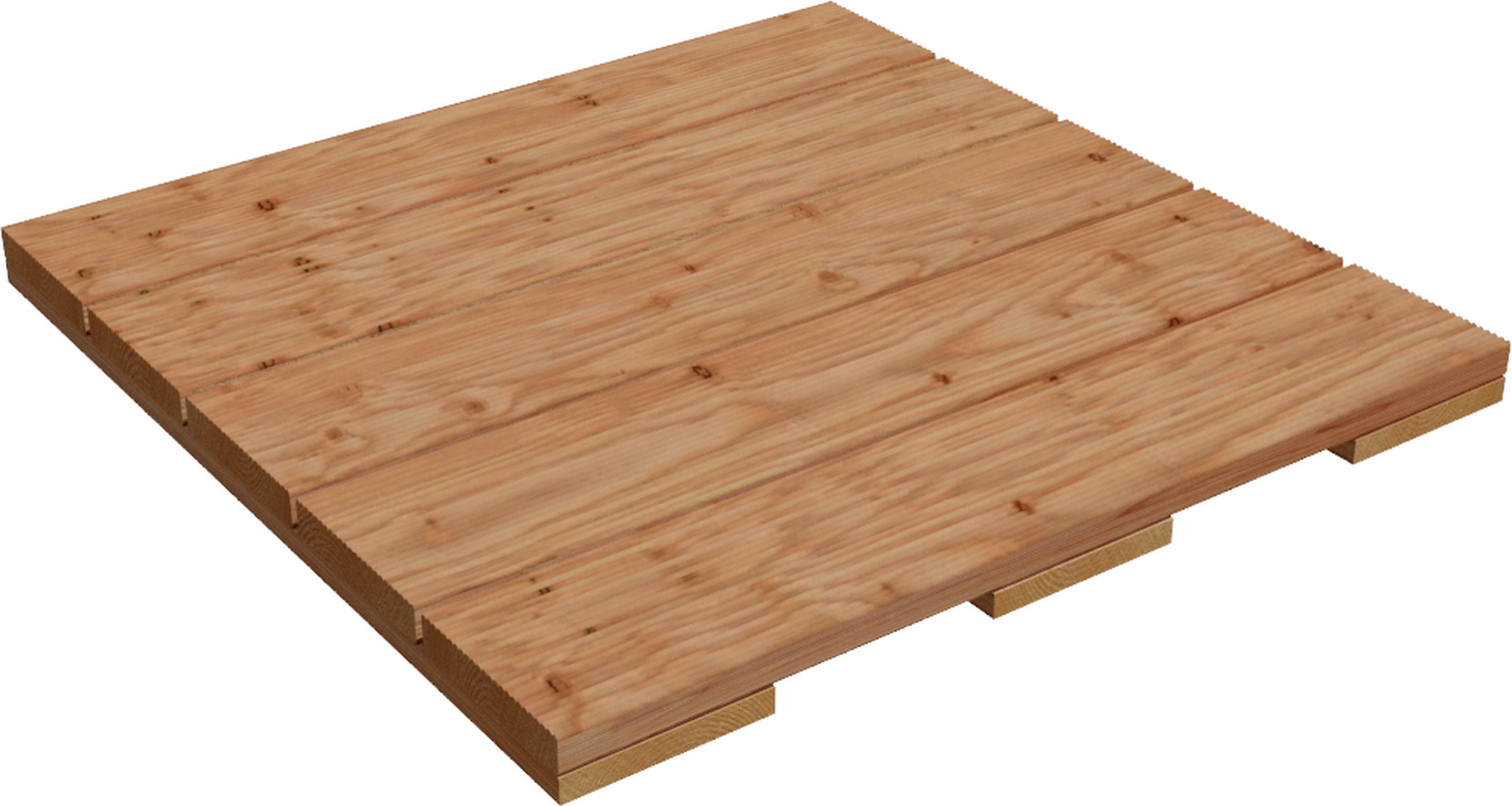 Ante Holzfliese Douglasie 500 x 500 x 31 mm