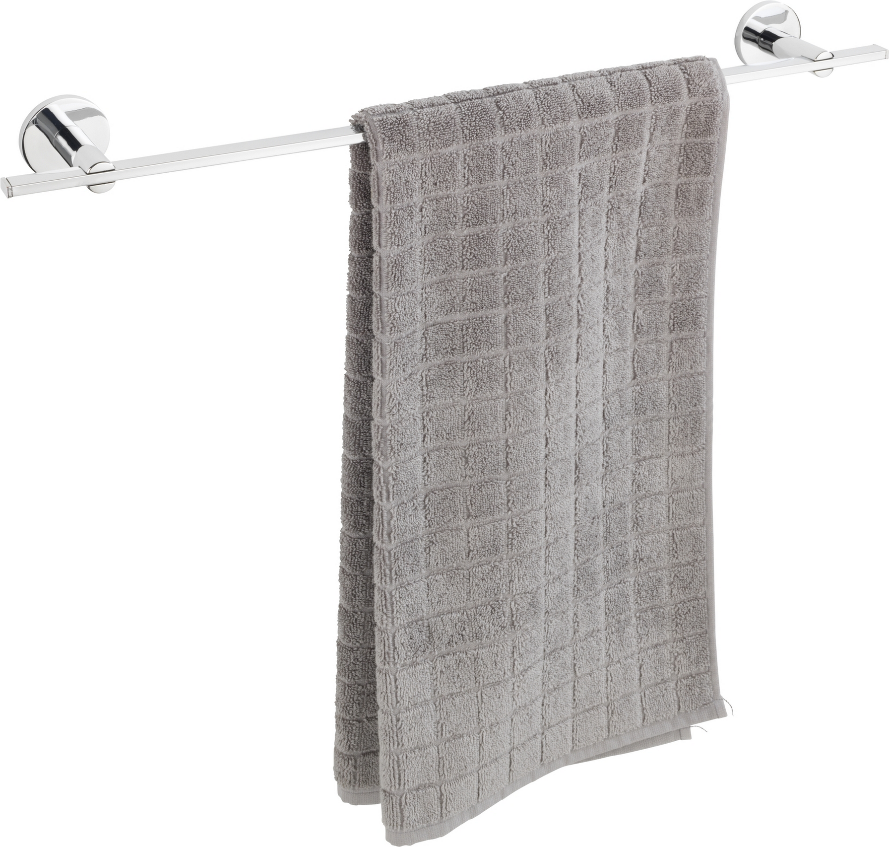 Wenko Handtuchstange 'Uno Isera' chromfarben 59,5 x 5 x 12 cm