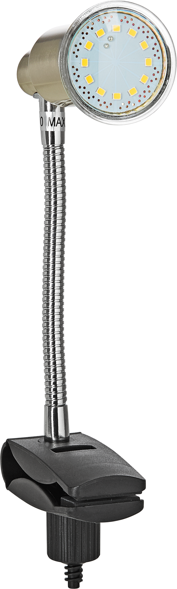 Thumbnail - Briloner LED-Klemmleuchte nickelfarben matt 3 W