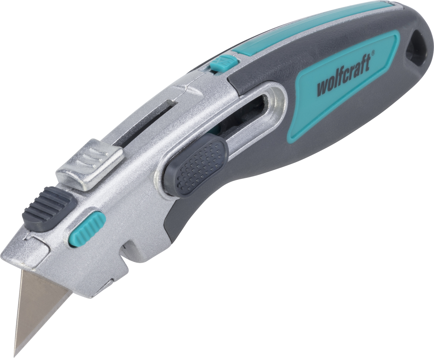 wolfcraft Profi-Dual-Sicherheitsmesser mit Trapezklinge
