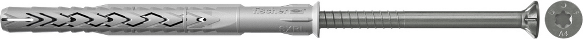 Fischer Langschaftdübel 'SXRL' mit Senkkopfschraube, rostfreier Stahl, Ø 10 x 160 mm, 50 Stück