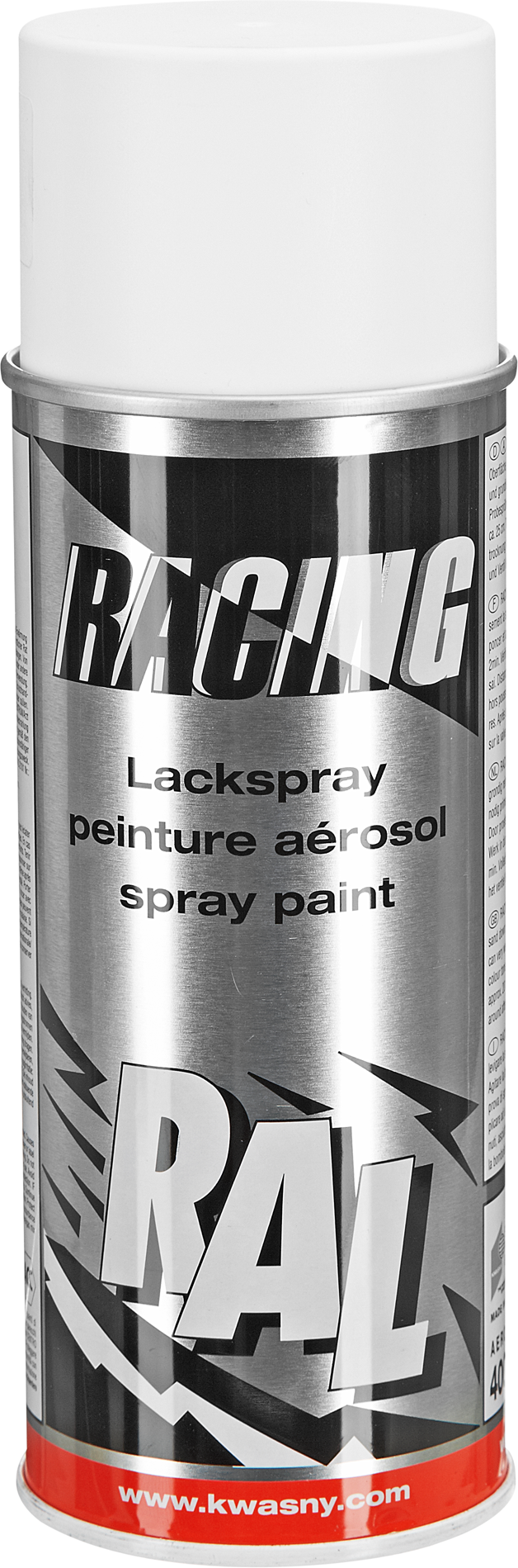 Racing Autolackspray RAL 9010 reinweiss matt 400 ml