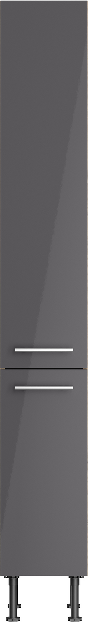 OPTIFIT Apothekerschrank 'Optikomfort Jonte984' anthrazit/eichefarben 30 x 211,8 x 58,4 cm