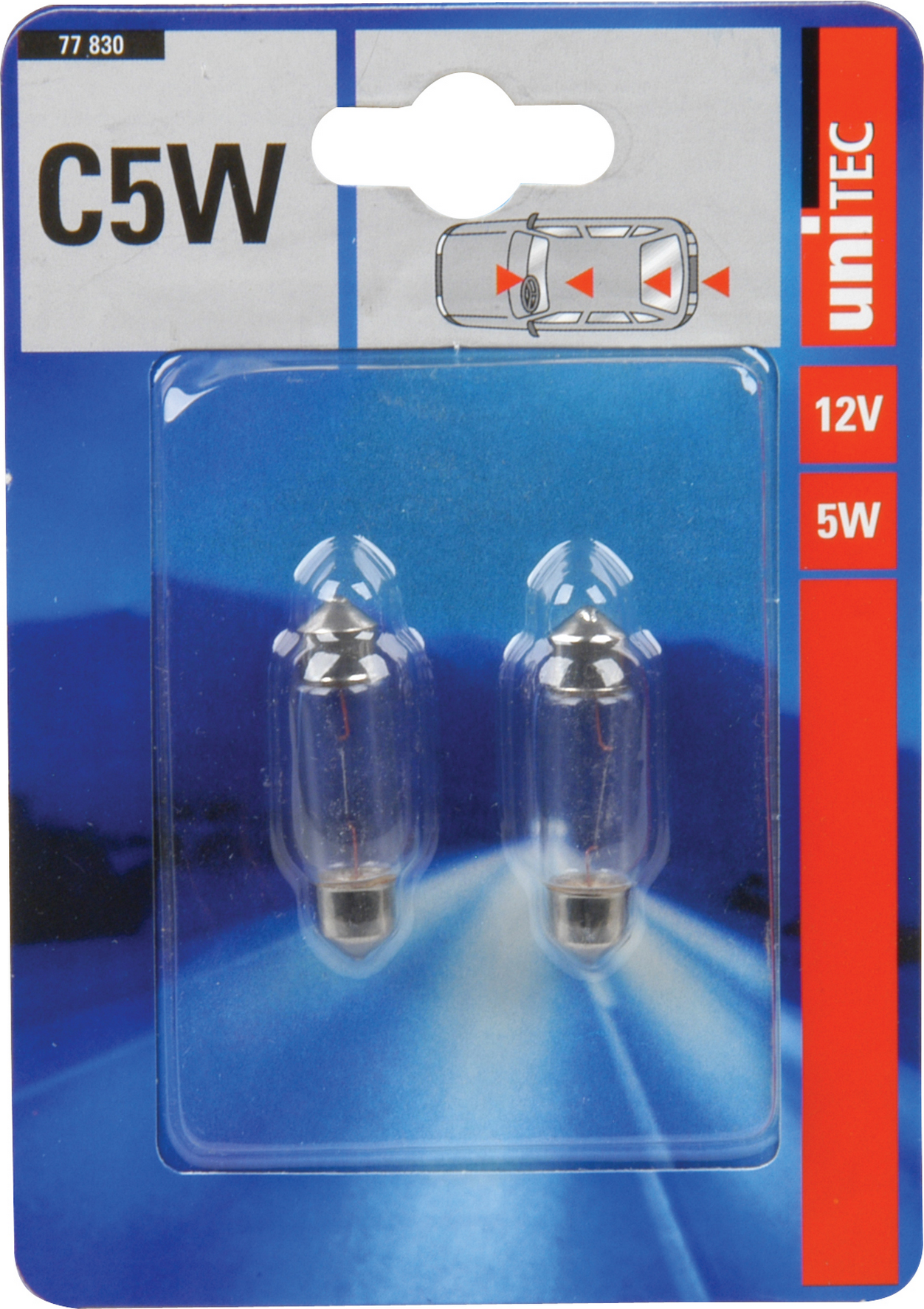 Thumbnail - UniTec Sofittenlampe C5W 2 Stück