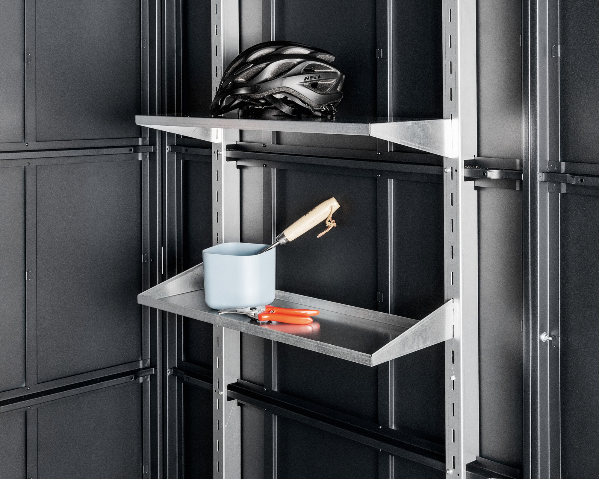 EcoStar Regalböden feuerverzinkt 700 x 260 x 90 mm 2 Stück