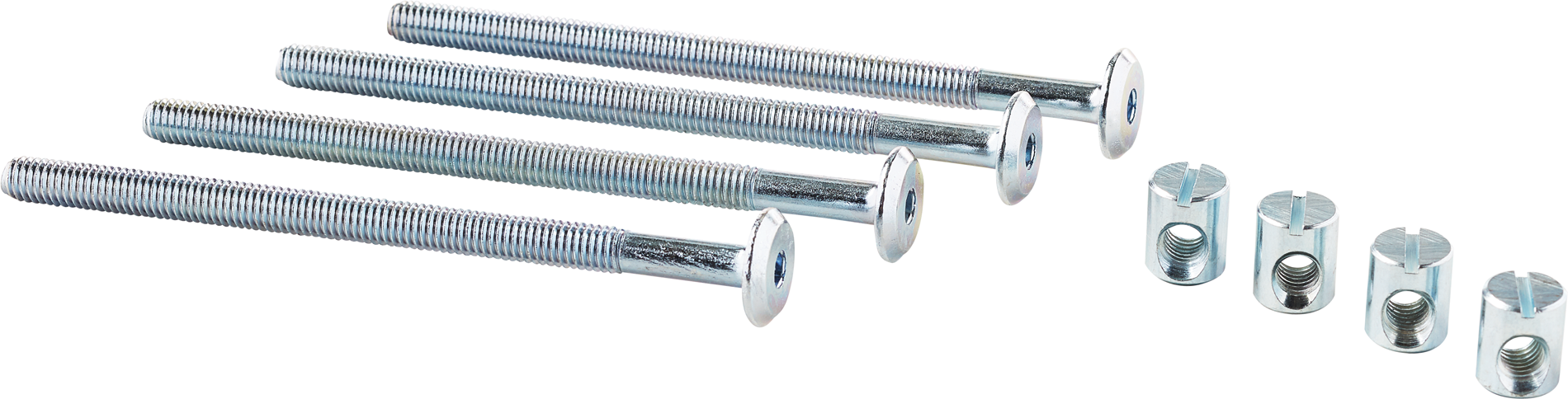 toom Verbindungsbeschlag 4 Stück Ø M6 x 100 mm