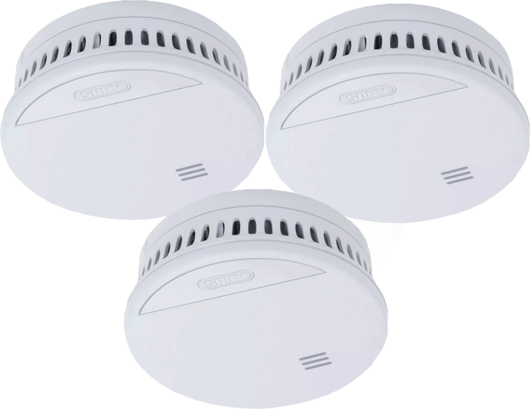 ABUS Rauchwarnmelder Ø 10,5 x 3,6 cm weiß 3er-Set