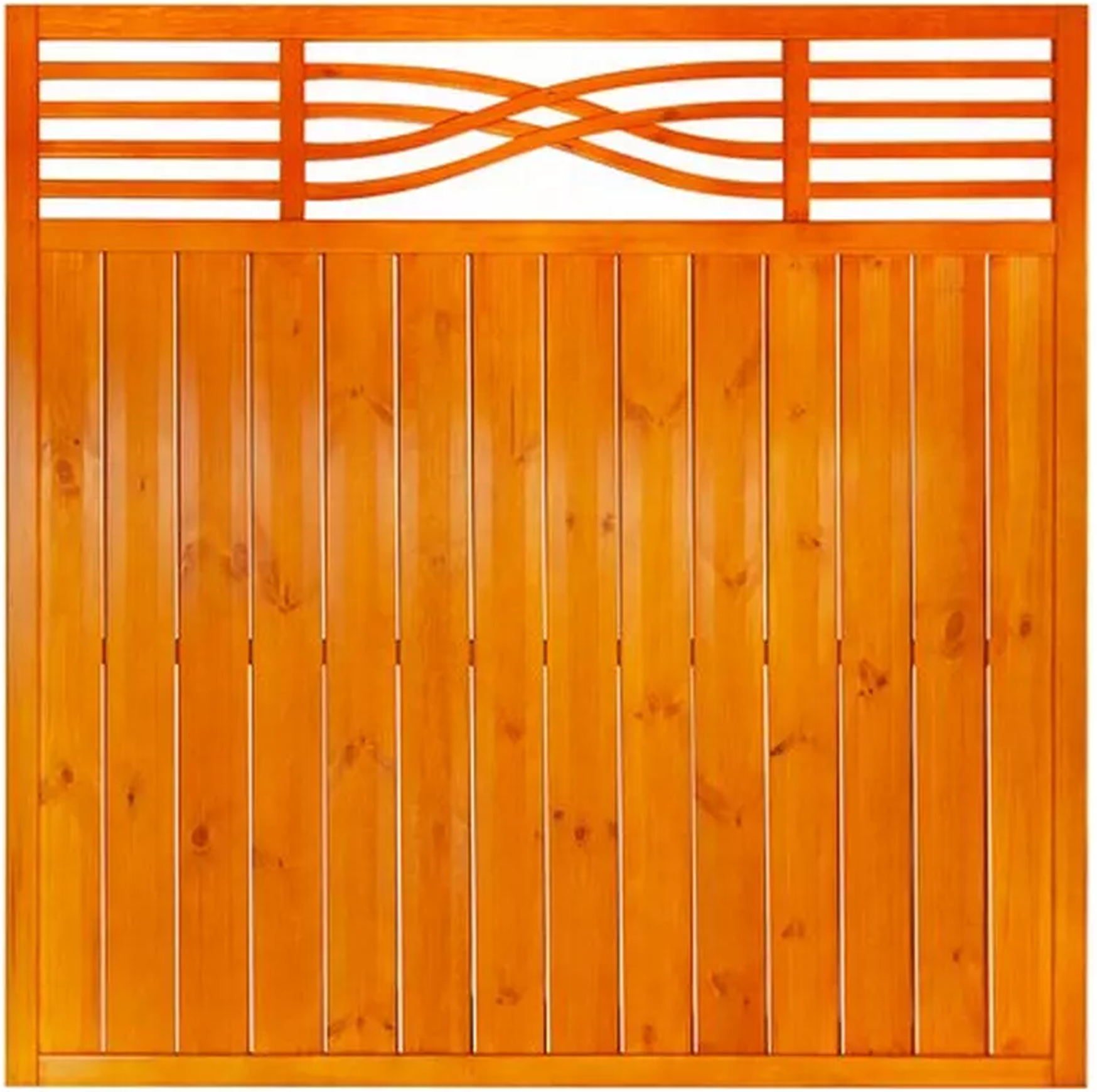 andrewex Sichtschutzzaun 'Malaga' 180 x 180 cm Kiefer pinie