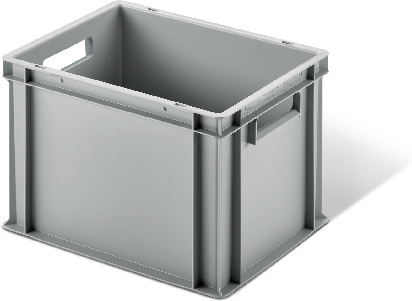 Alutec Kunststoffbehälter geschlossen grau 40 x 30 x 28 cm