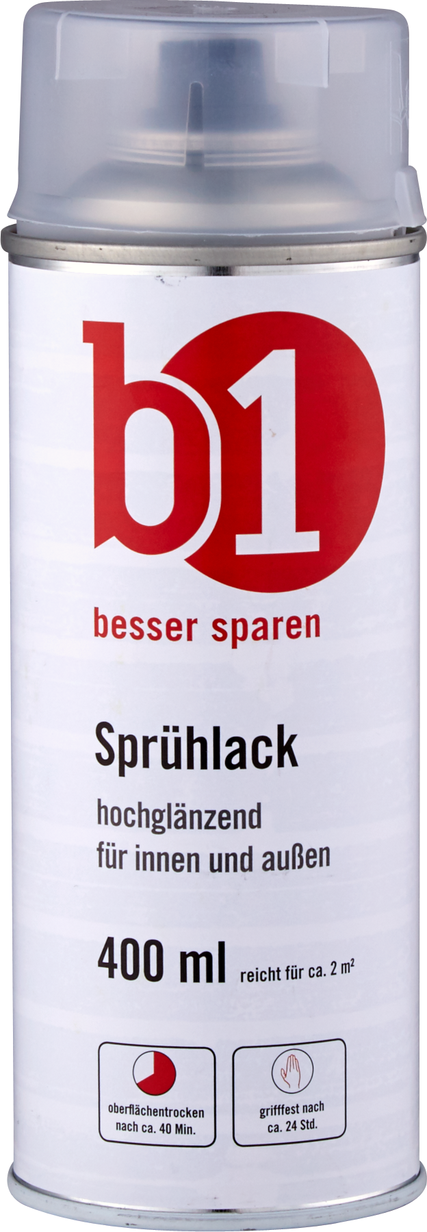 B1 Sprühlack transparent glänzend 400 ml