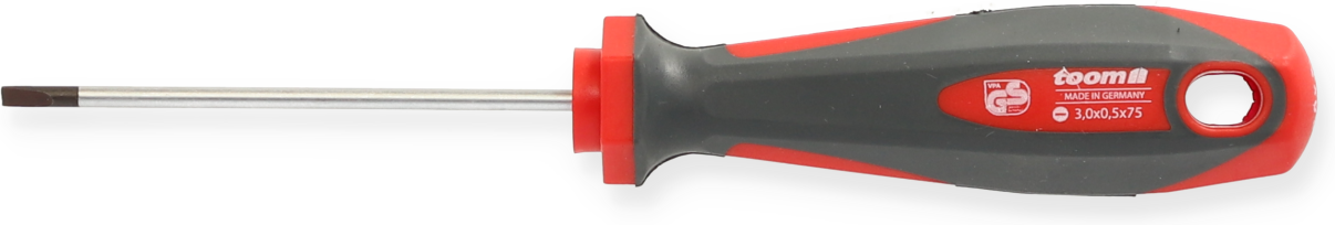 toom Schraubendreher SL 3 x 0,5 x 75 mm