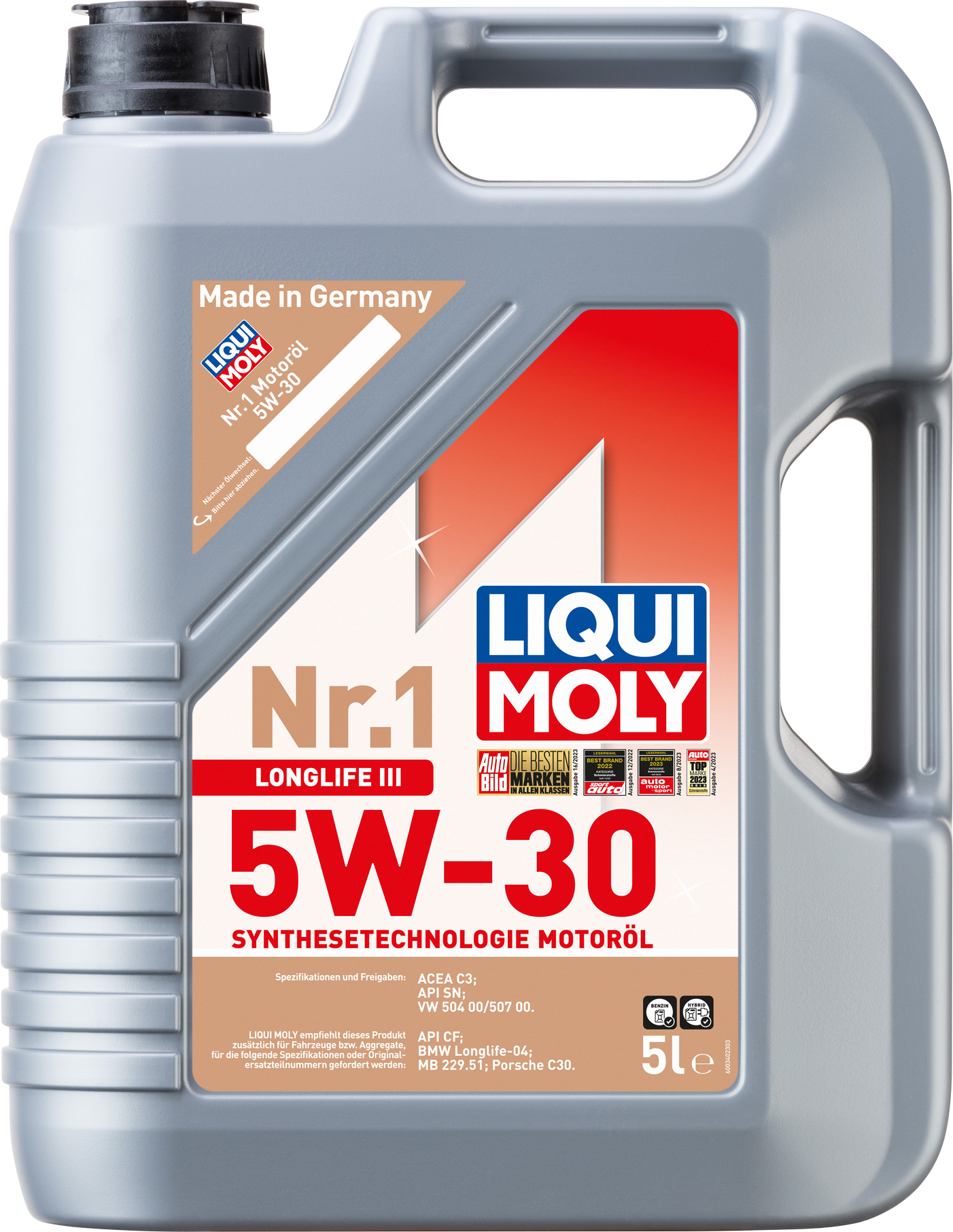Liqui Moly Motorenöl Nr. 1 5W-30, 5 l