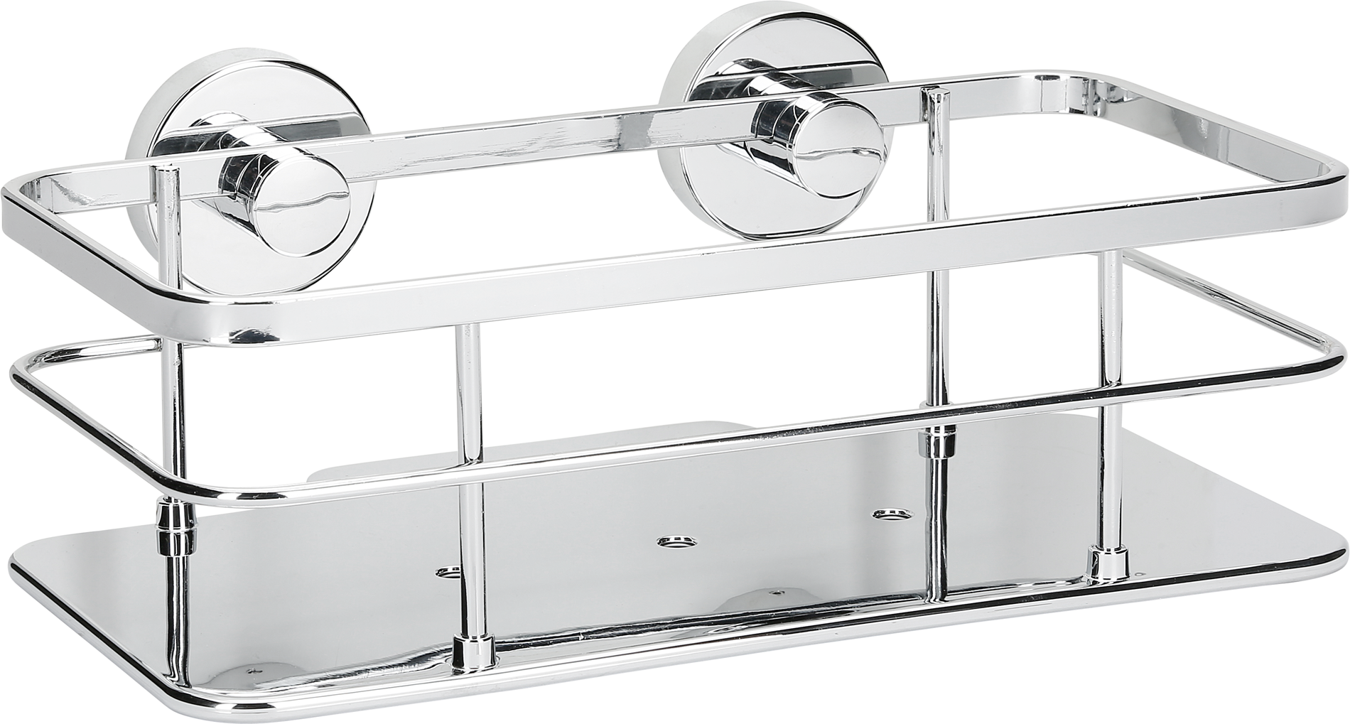 toom Drahtkorb 'Piana' 1 Etage chromfarben