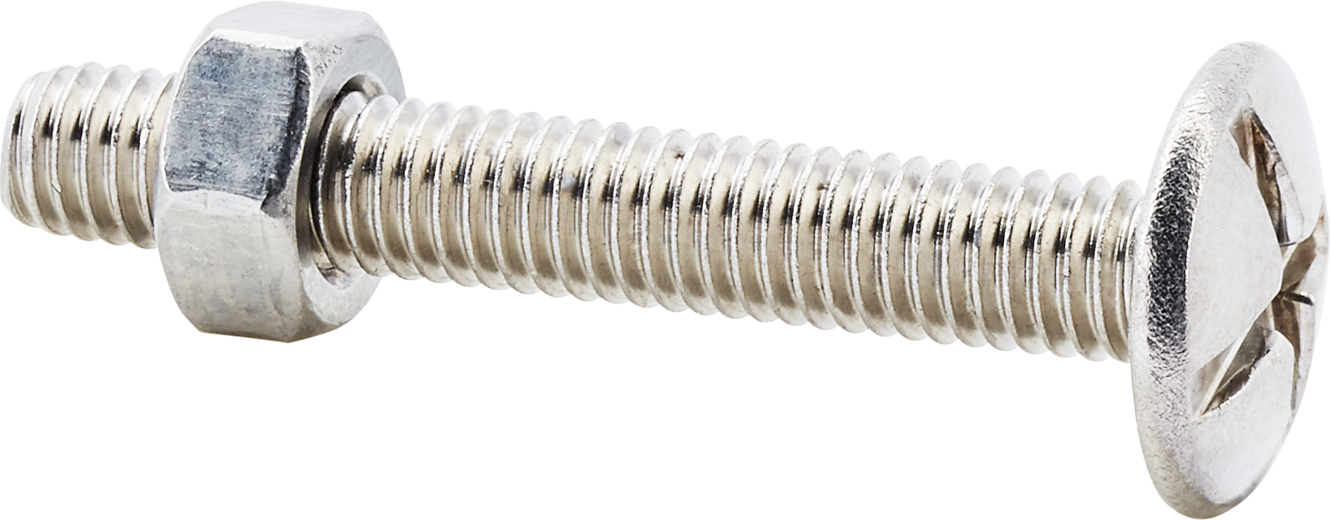 toom Flachrundschrauben SD Schlitz Edelstahl M6 x 40 mm 15 Stück