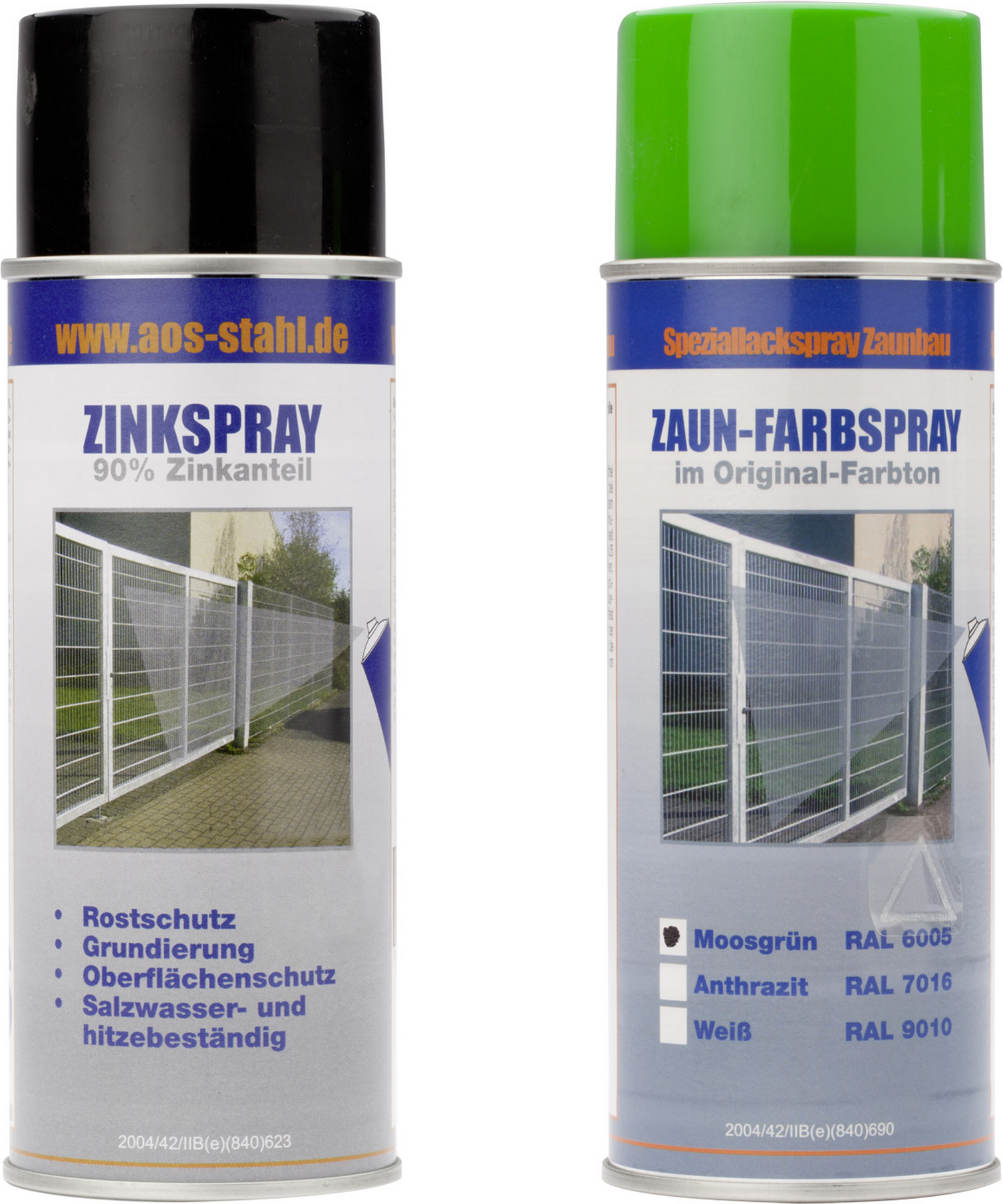 Thumbnail - deutsche zauntechnik Zinkspray & Farbspray moosgrün 800 ml