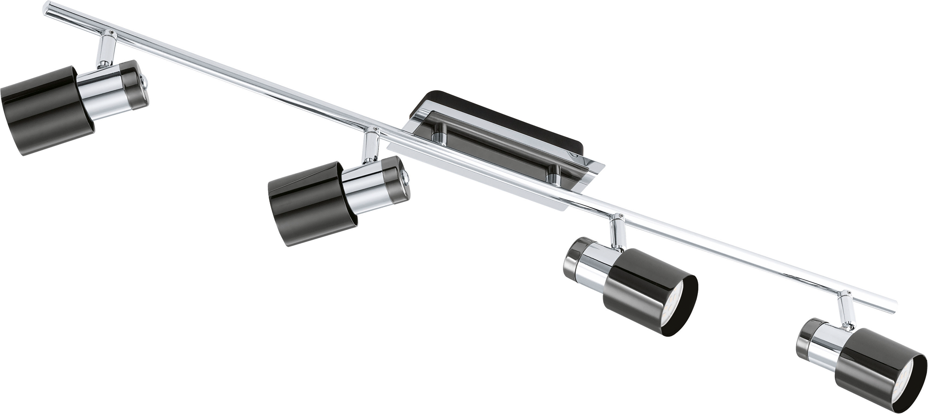 EGLO Eglo LED-Strahler 'Davida 1' schwarz 4-flammig