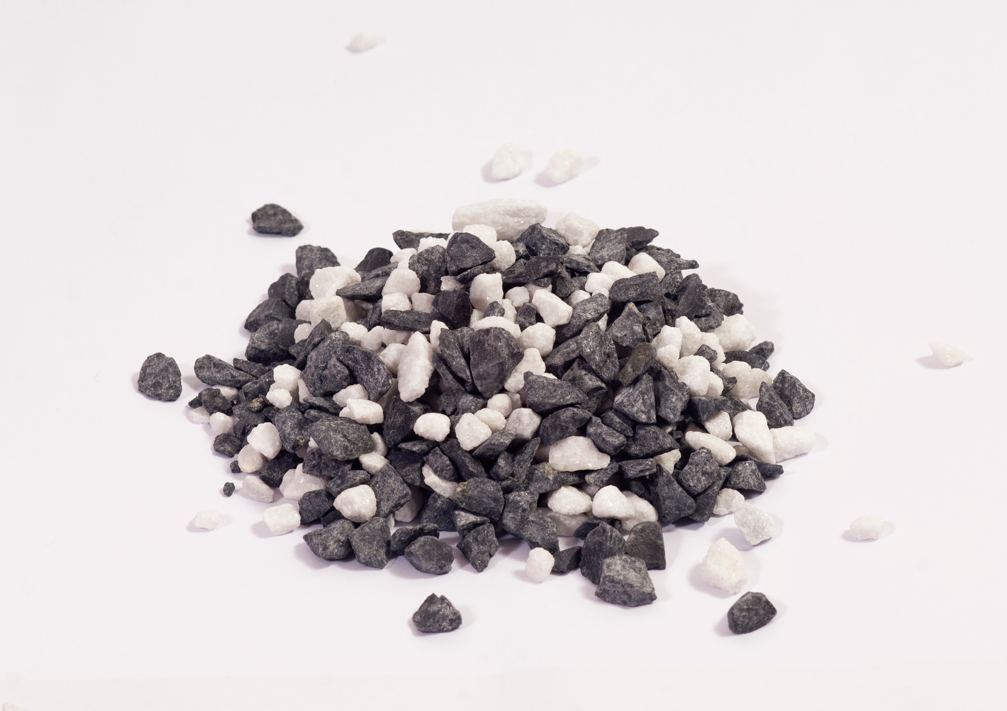 toom Gartensplitt schwarz/weiß 8/16 mm 250 kg im Big Bag