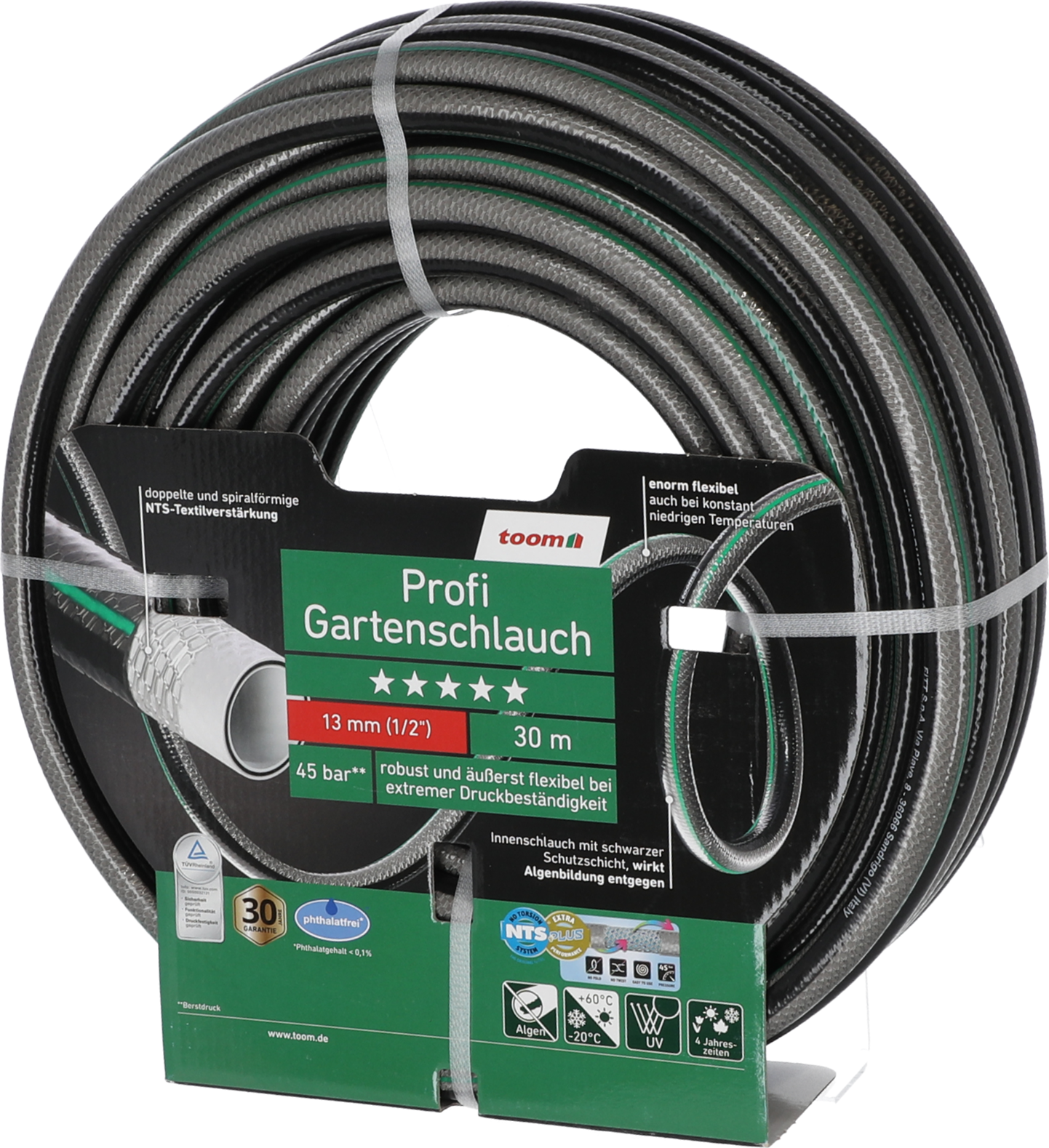 toom Gartenschlauch 'Profi' Ø 13 mm (1/2") 30 m