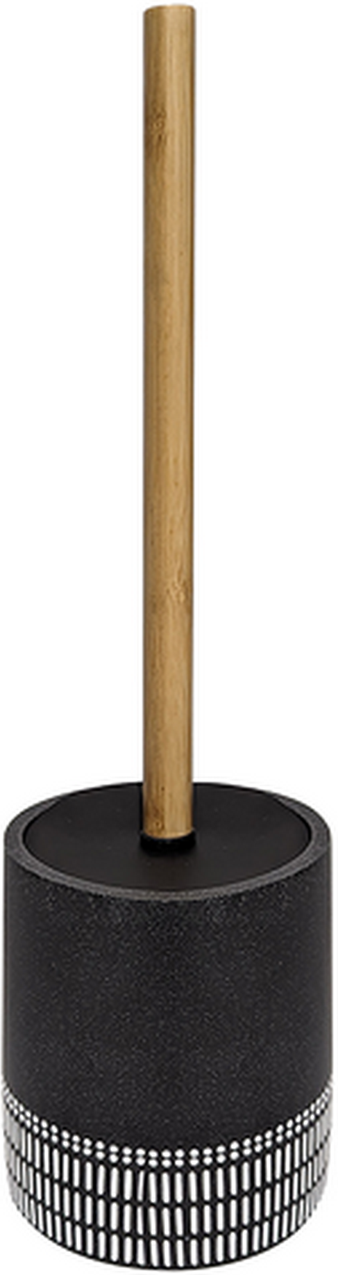 Thumbnail - Spirella WC-Bürstengarnitur 'Yuma' dunkelgrau/weiß Ø 10 x 36 cm